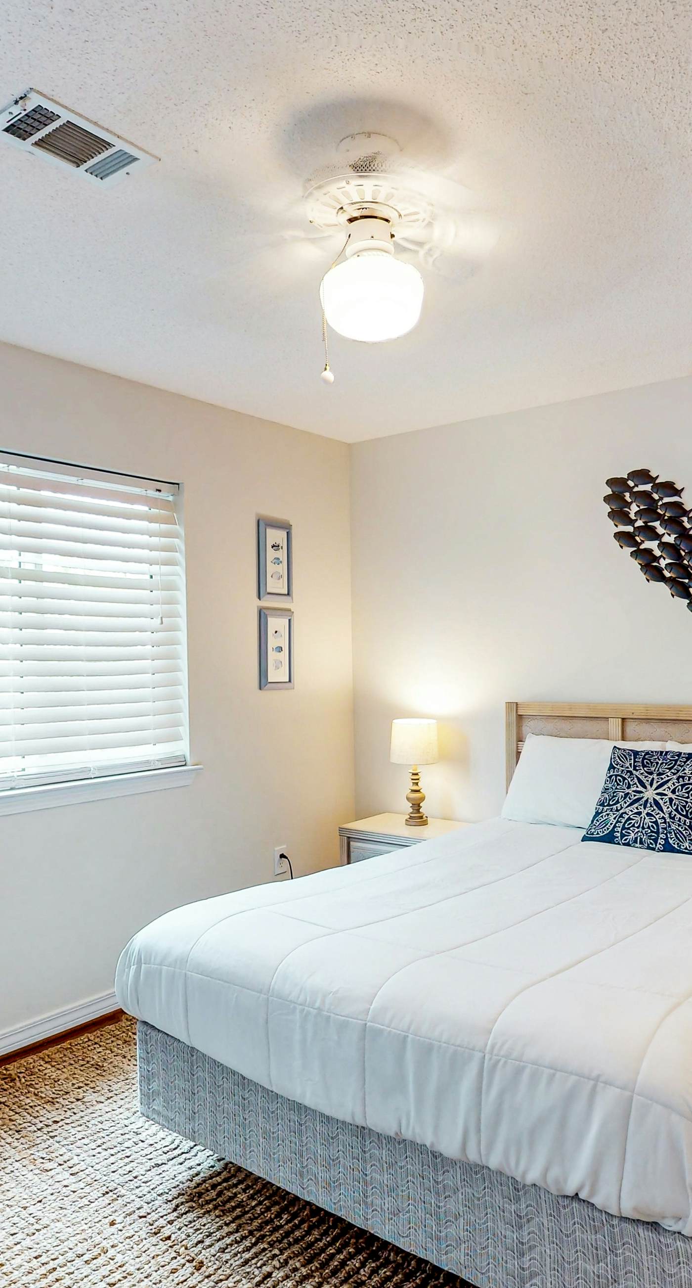 Gulf view home with two-level deck, beach access & shared pools, hot tub, gym