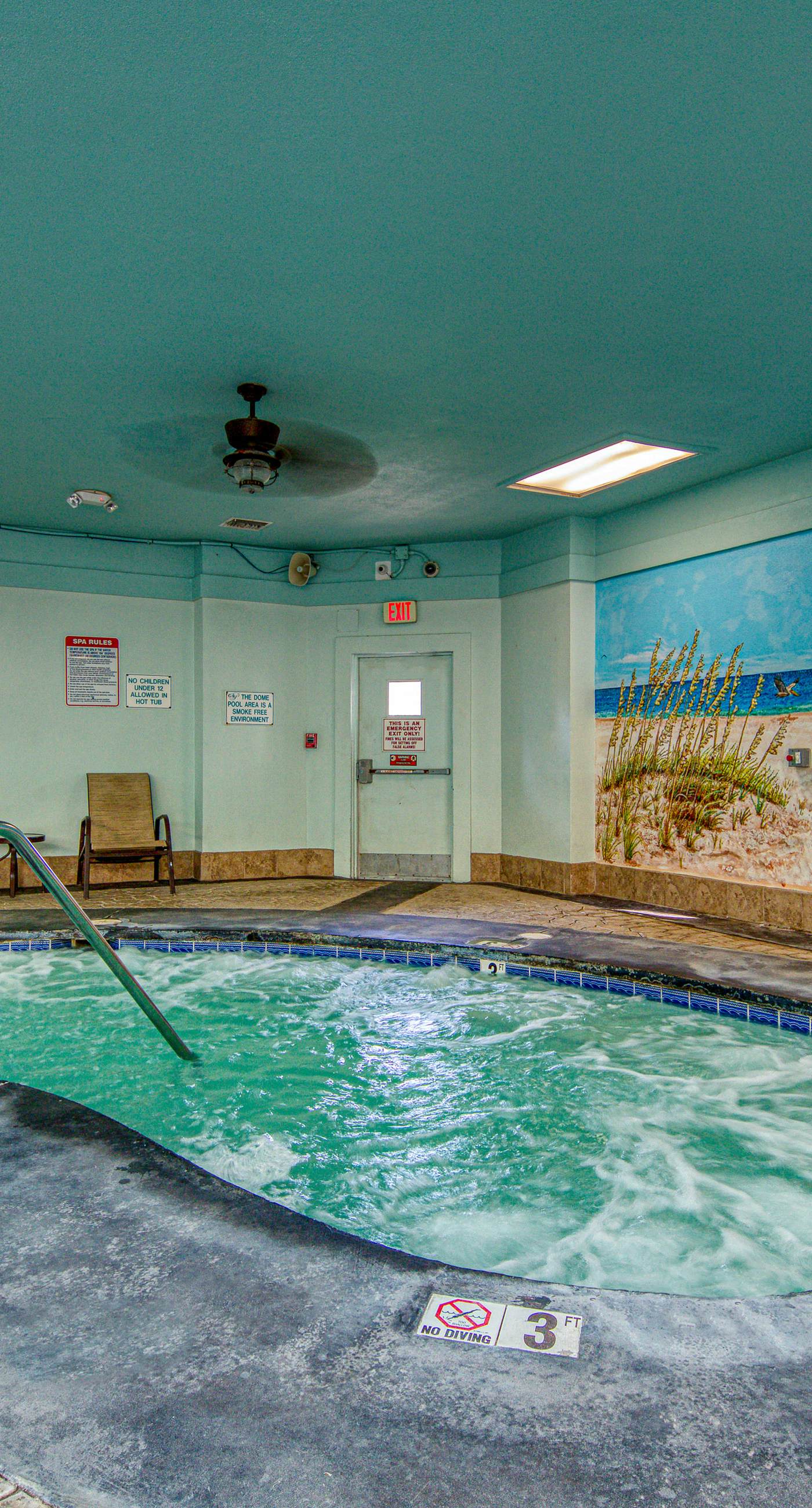 Gulf view home with two-level deck, beach access & shared pools, hot tub, gym