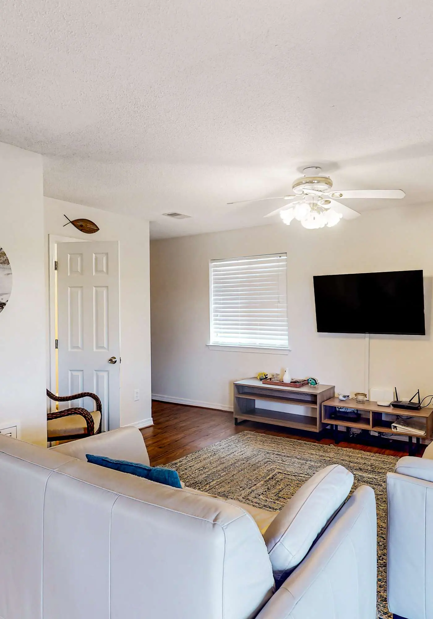 Gulf view home with two-level deck, beach access & shared pools, hot tub, gym