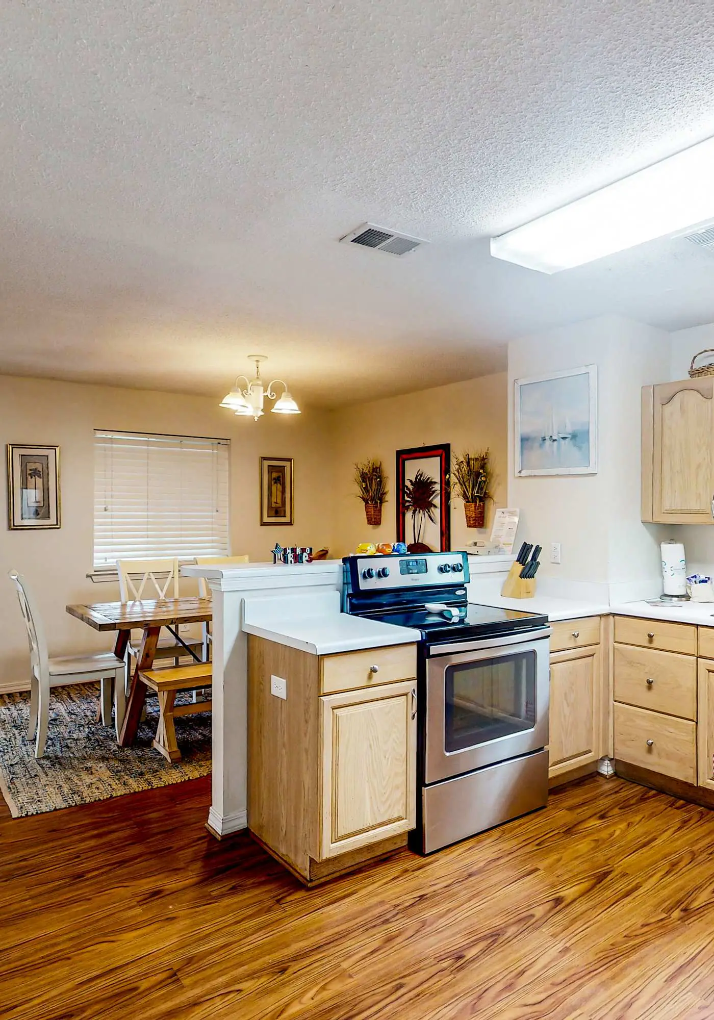Gulf view home with two-level deck, beach access & shared pools, hot tub, gym