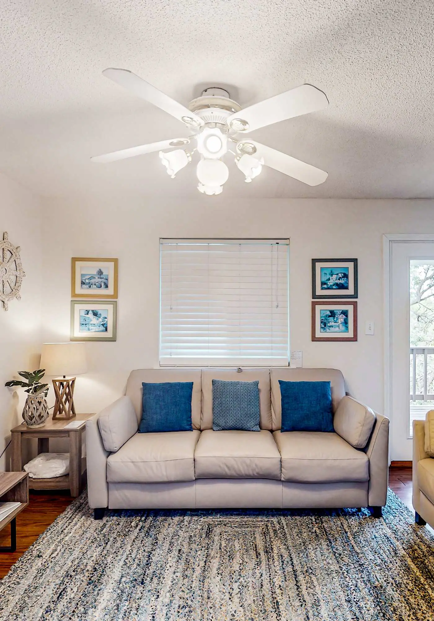Gulf view home with two-level deck, beach access & shared pools, hot tub, gym