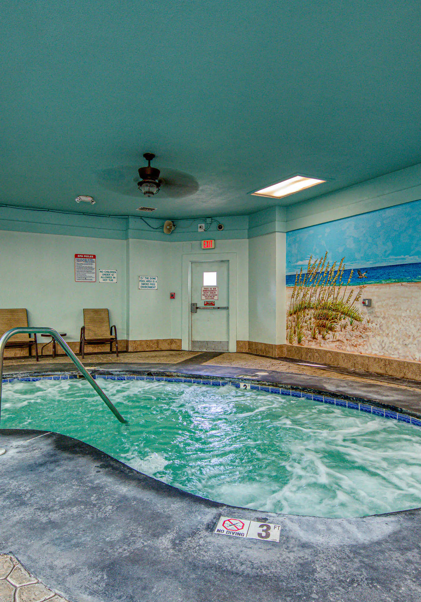 Gulf view home with two-level deck, beach access & shared pools, hot tub, gym