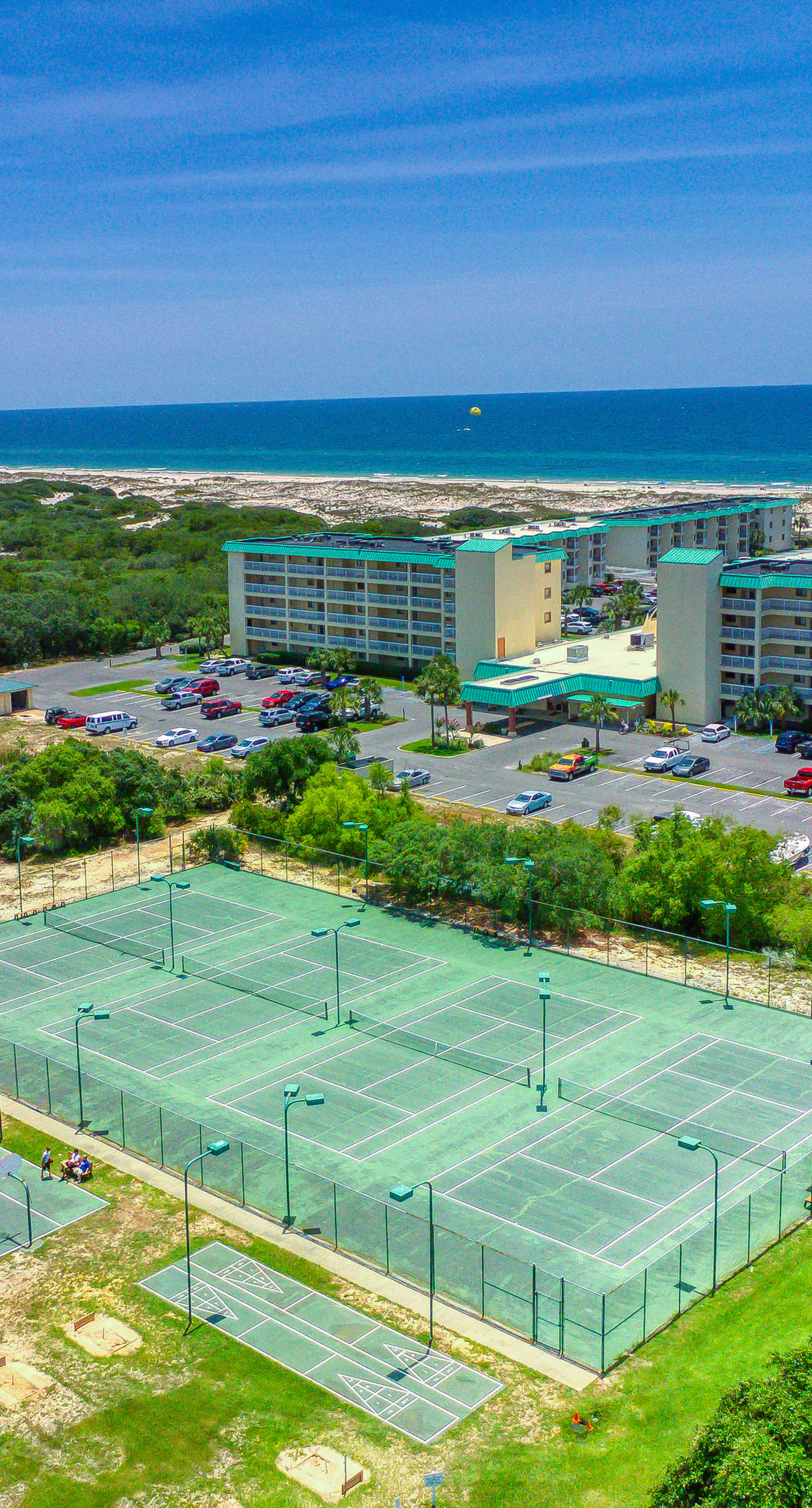 Gulf-view condo near Kiva Dunes with pool, hot tub, & gym - snowbird's delight