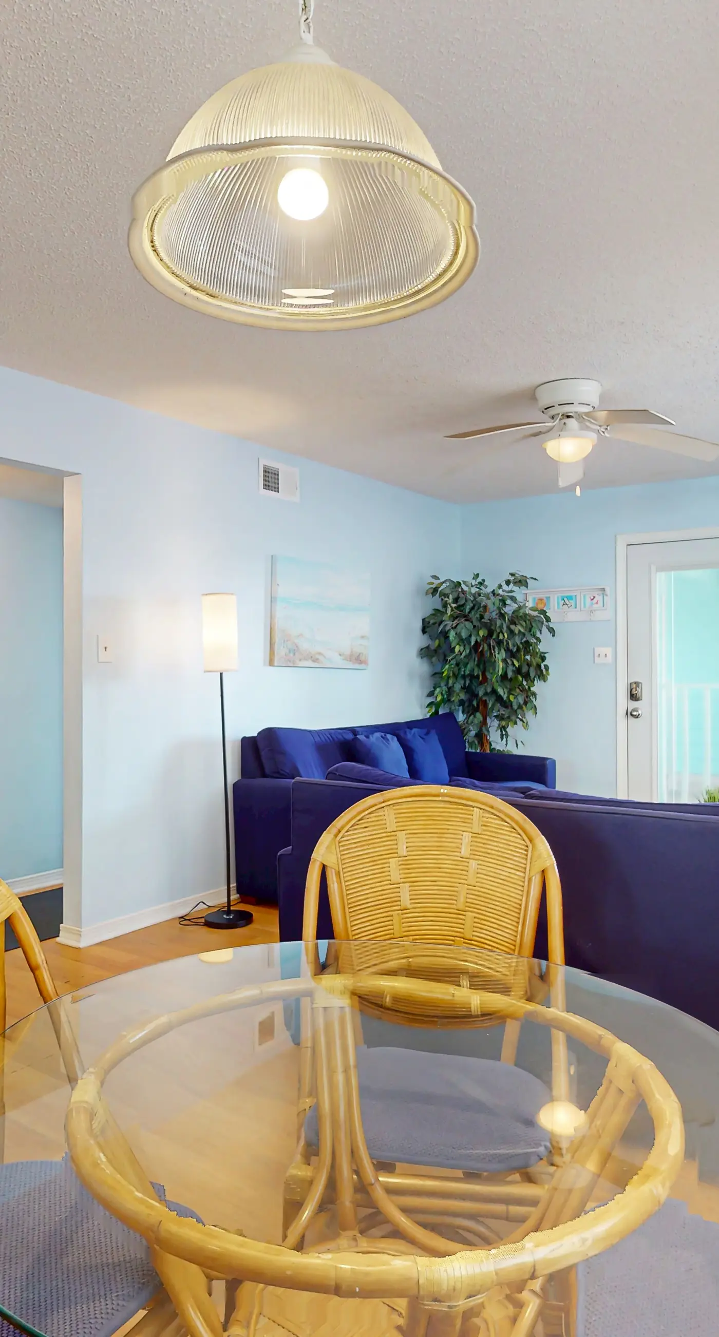 Waterfront condo with a furnished balcony, peek-a-boo Gulf views, & shared pools
