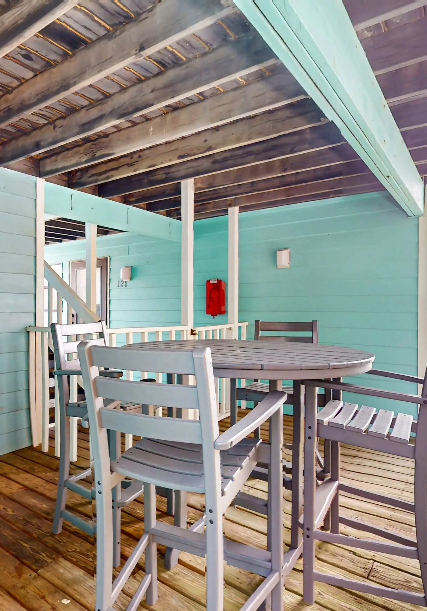 Waterfront condo with a furnished balcony, peek-a-boo Gulf views, & shared pools
