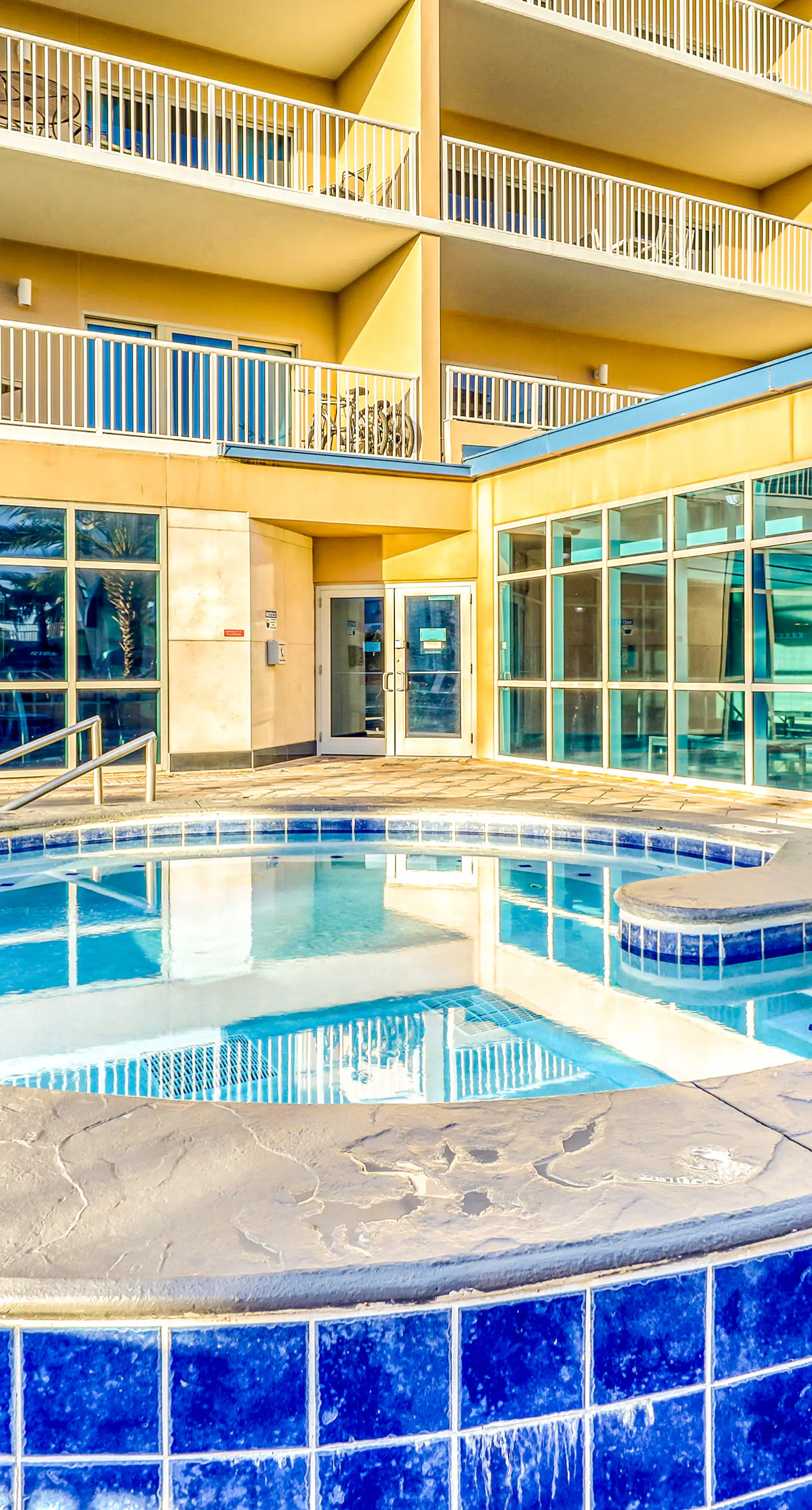 Condo overlooking the Gulf with pools, lazy river & breezeway to beach