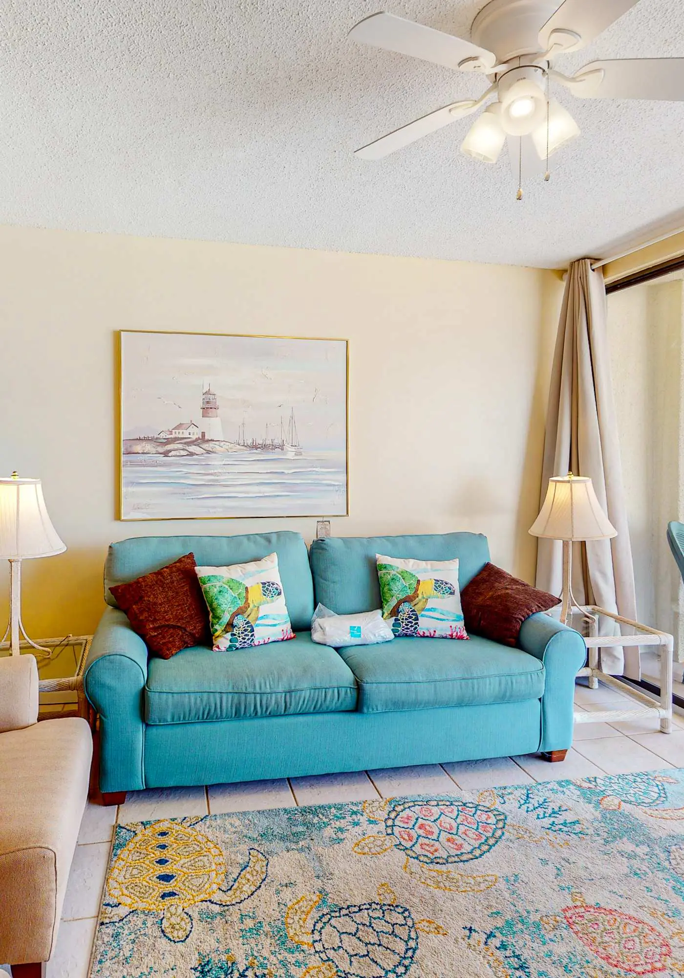 Beachfront condo with balcony overlooking Gulf of Mexico & resort pool