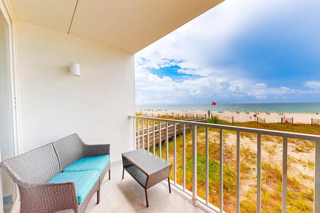 Beachfront Condo w a Shared Outdoor Pool & Gulf Views