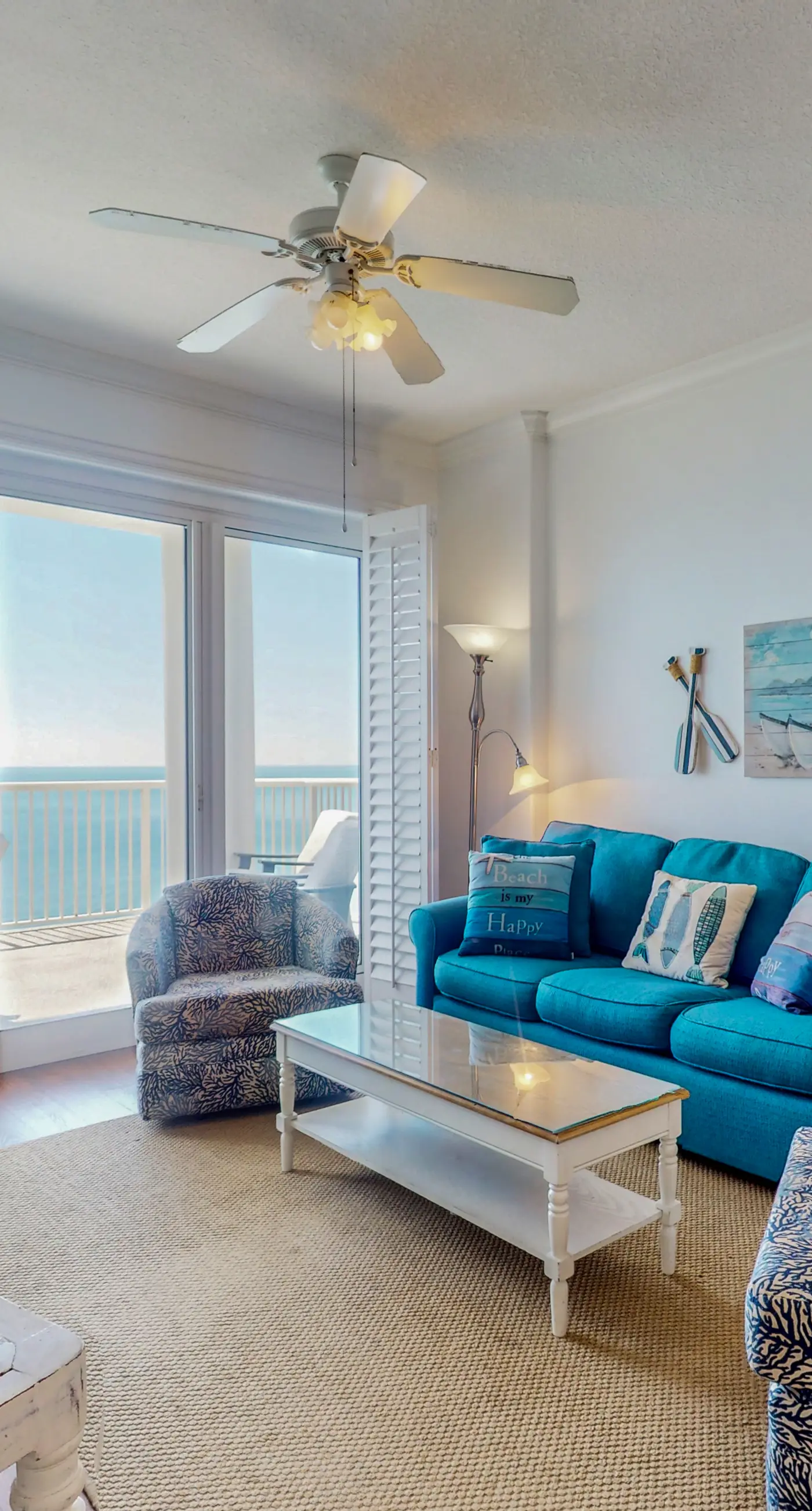 Penthouse-level, waterfront condo with epic Gulf-view balcony, pools, & gym