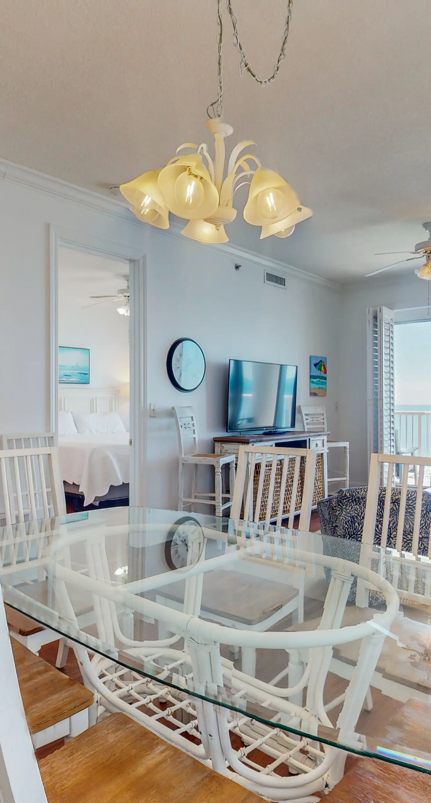 Penthouse-level, waterfront condo with epic Gulf-view balcony, pools, & gym