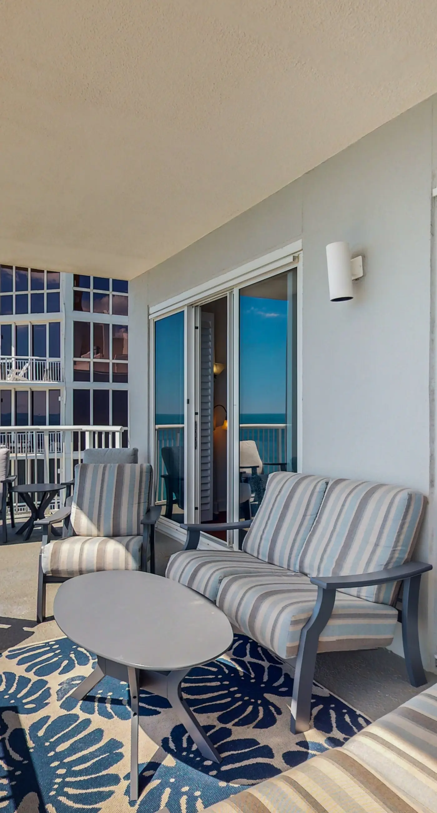 Penthouse-level, waterfront condo with epic Gulf-view balcony, pools, & gym