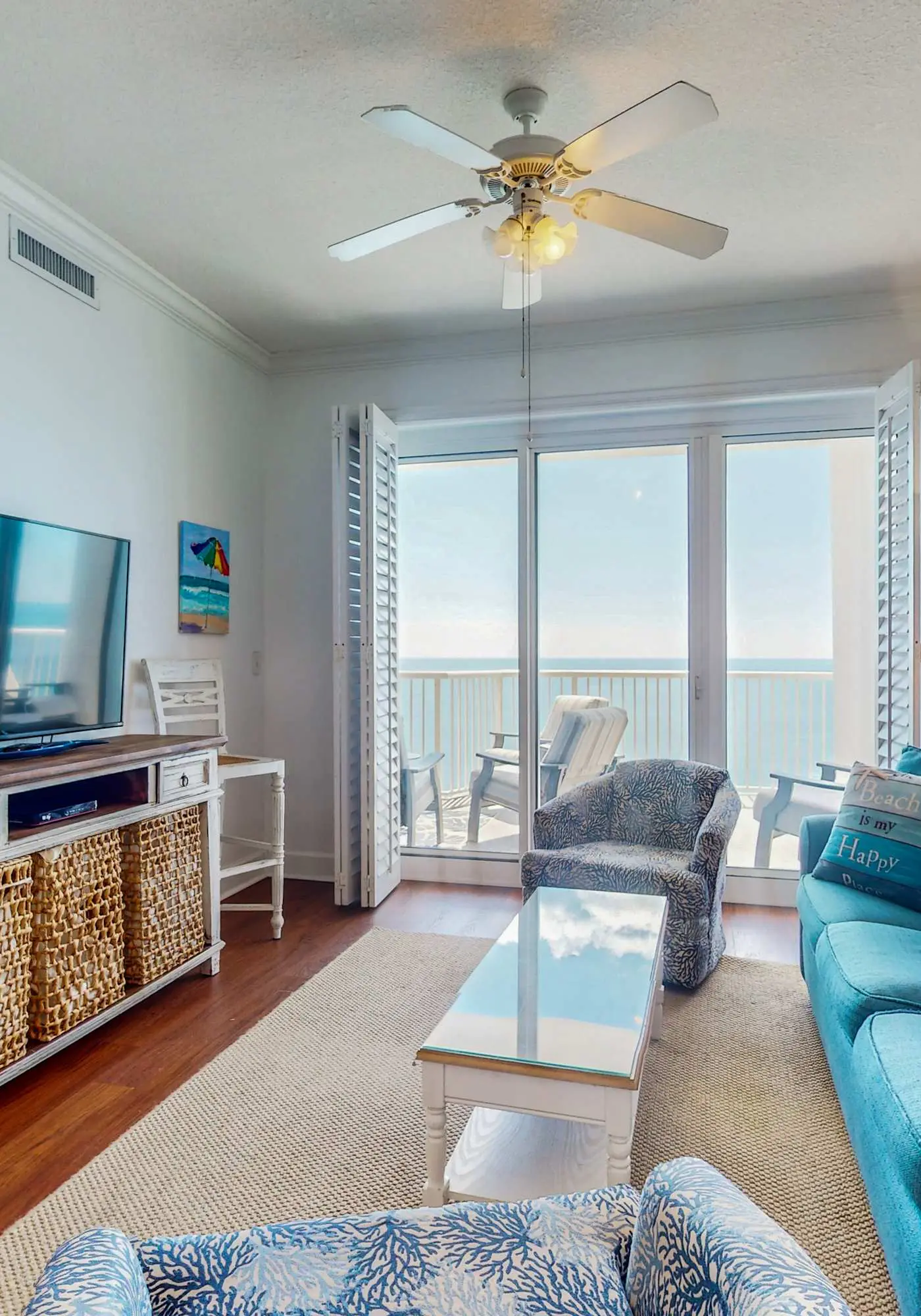 Penthouse-level, waterfront condo with epic Gulf-view balcony, pools, & gym