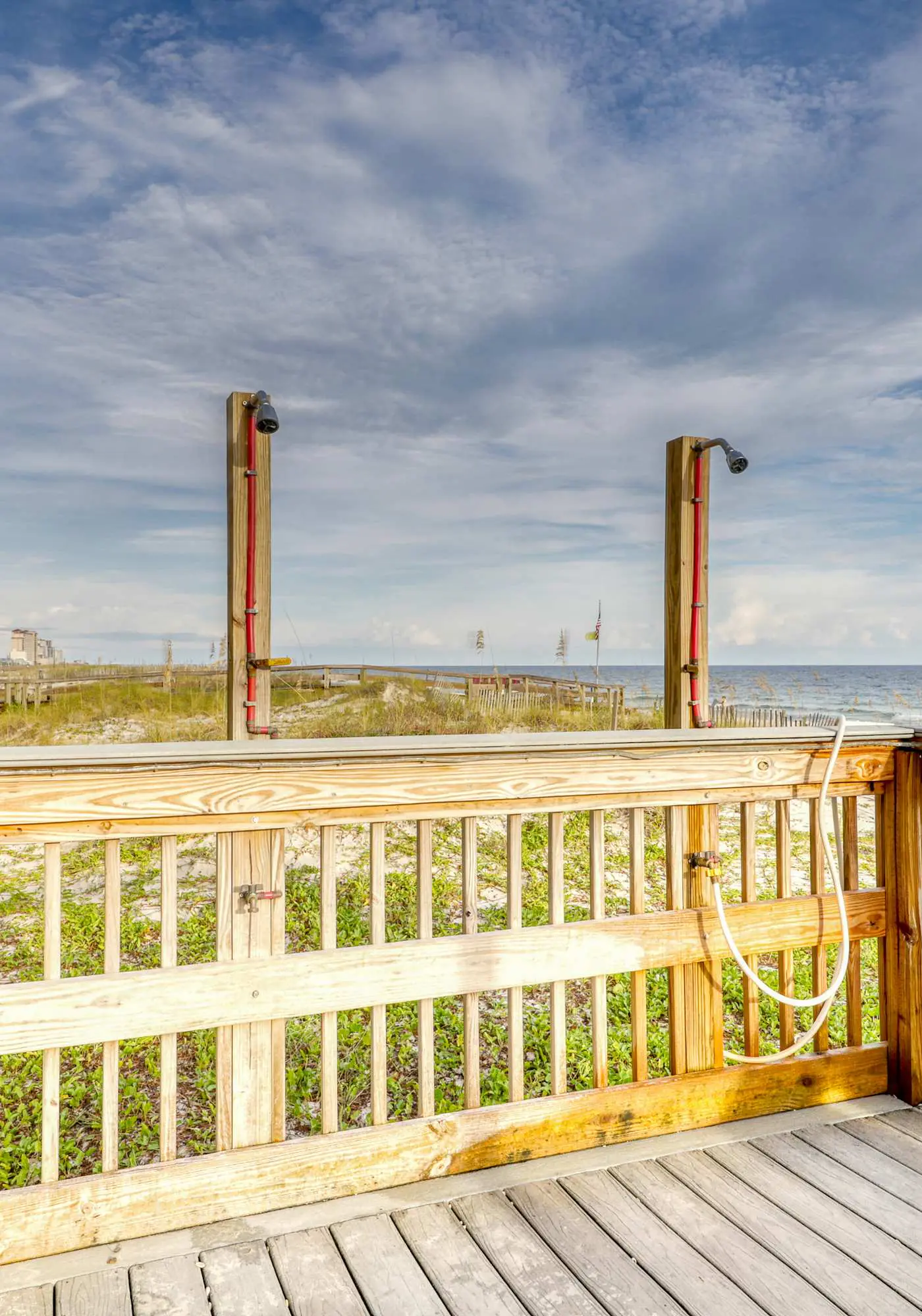 Penthouse-level, waterfront condo with epic Gulf-view balcony, pools, & gym
