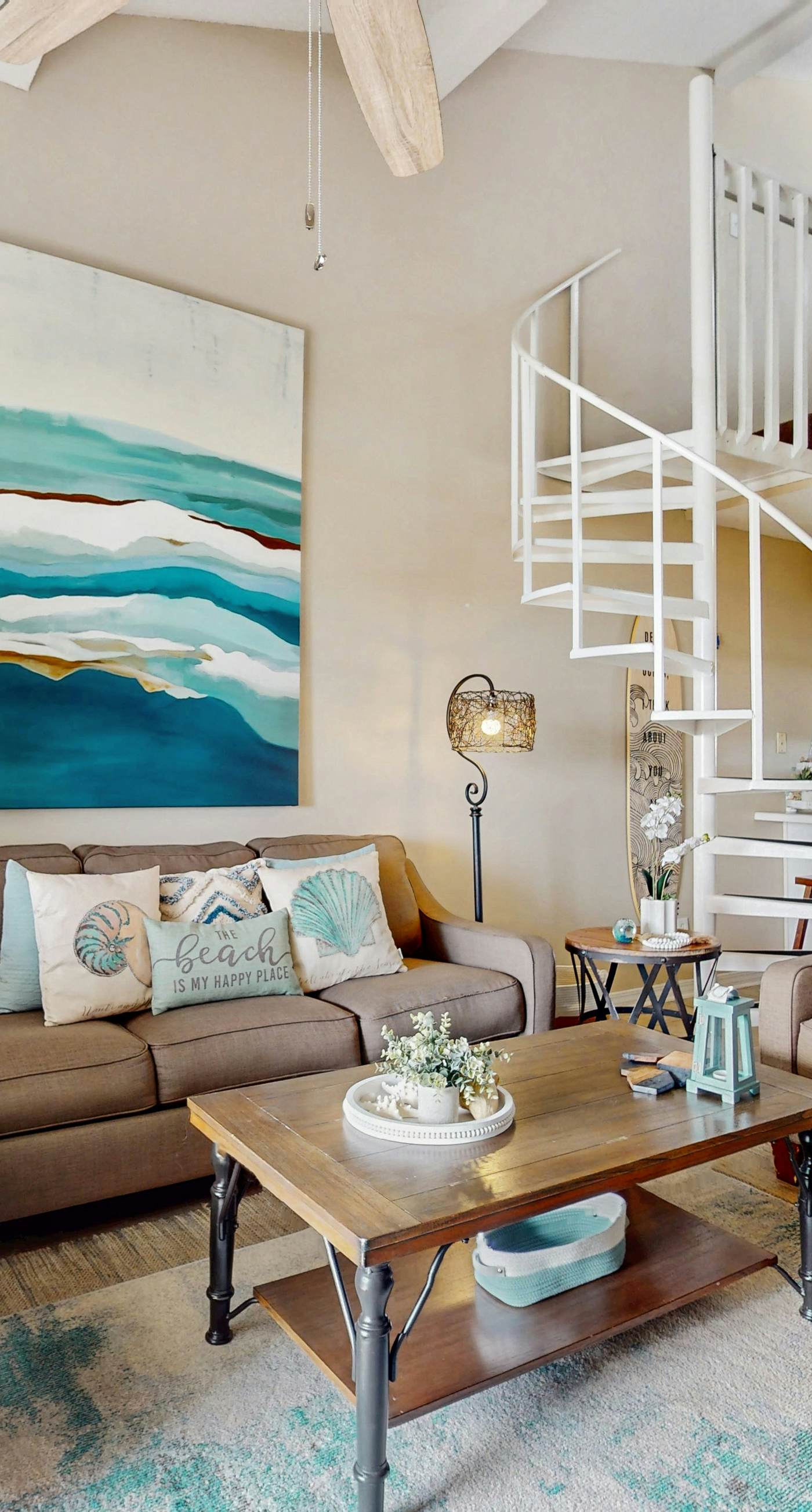 Waterfront condo with shared outdoor pool, furnished balcony, & beach access