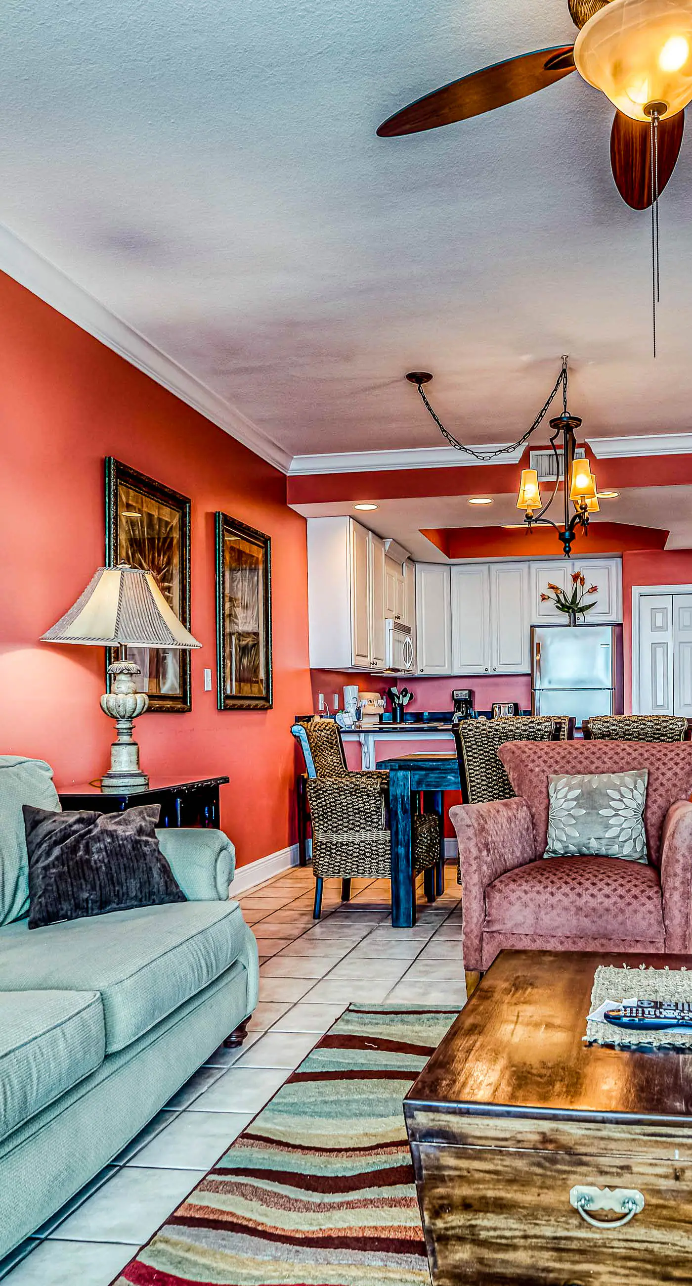 Gulf front condo with multiple community pools, a private balcony, & gym