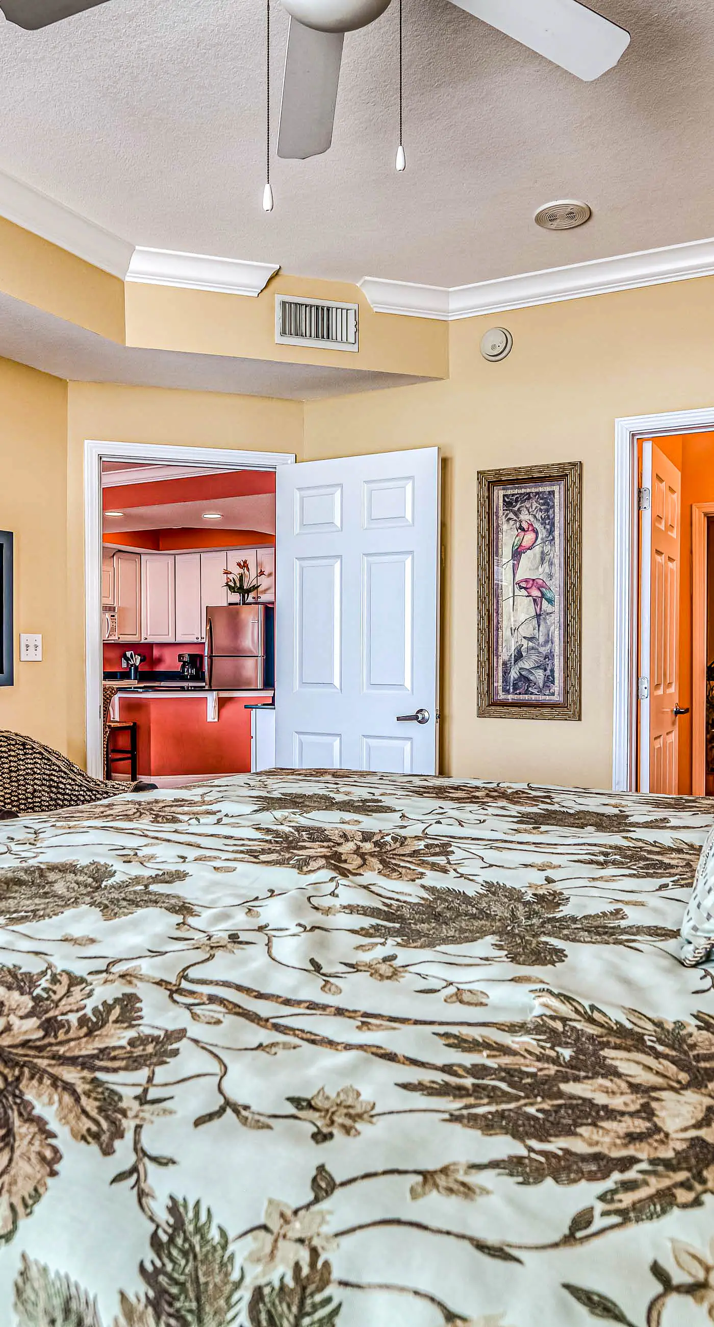 Gulf front condo with multiple community pools, a private balcony, & gym