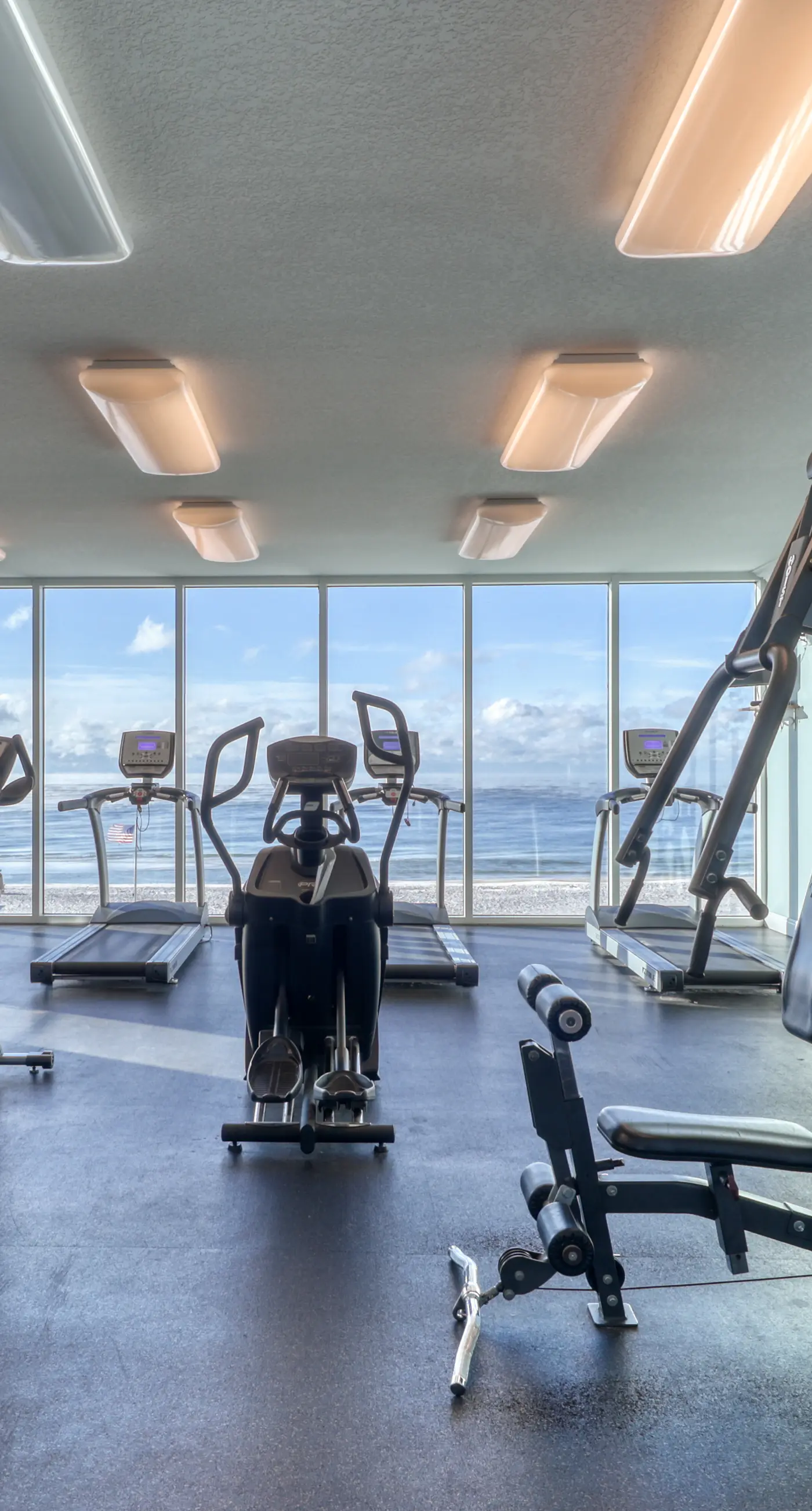 Gulf front condo with multiple community pools, a private balcony, & gym