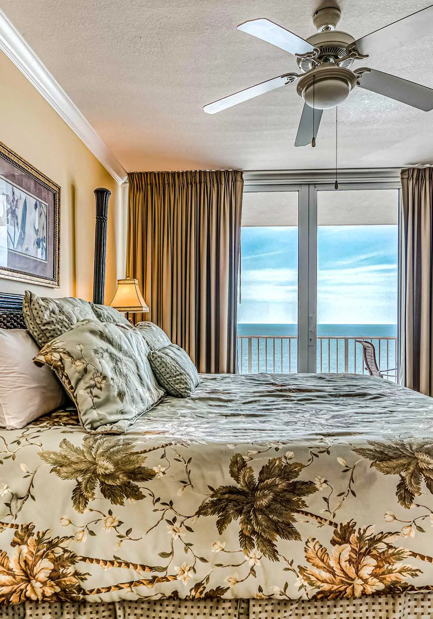 Gulf front condo with multiple community pools, a private balcony, & gym