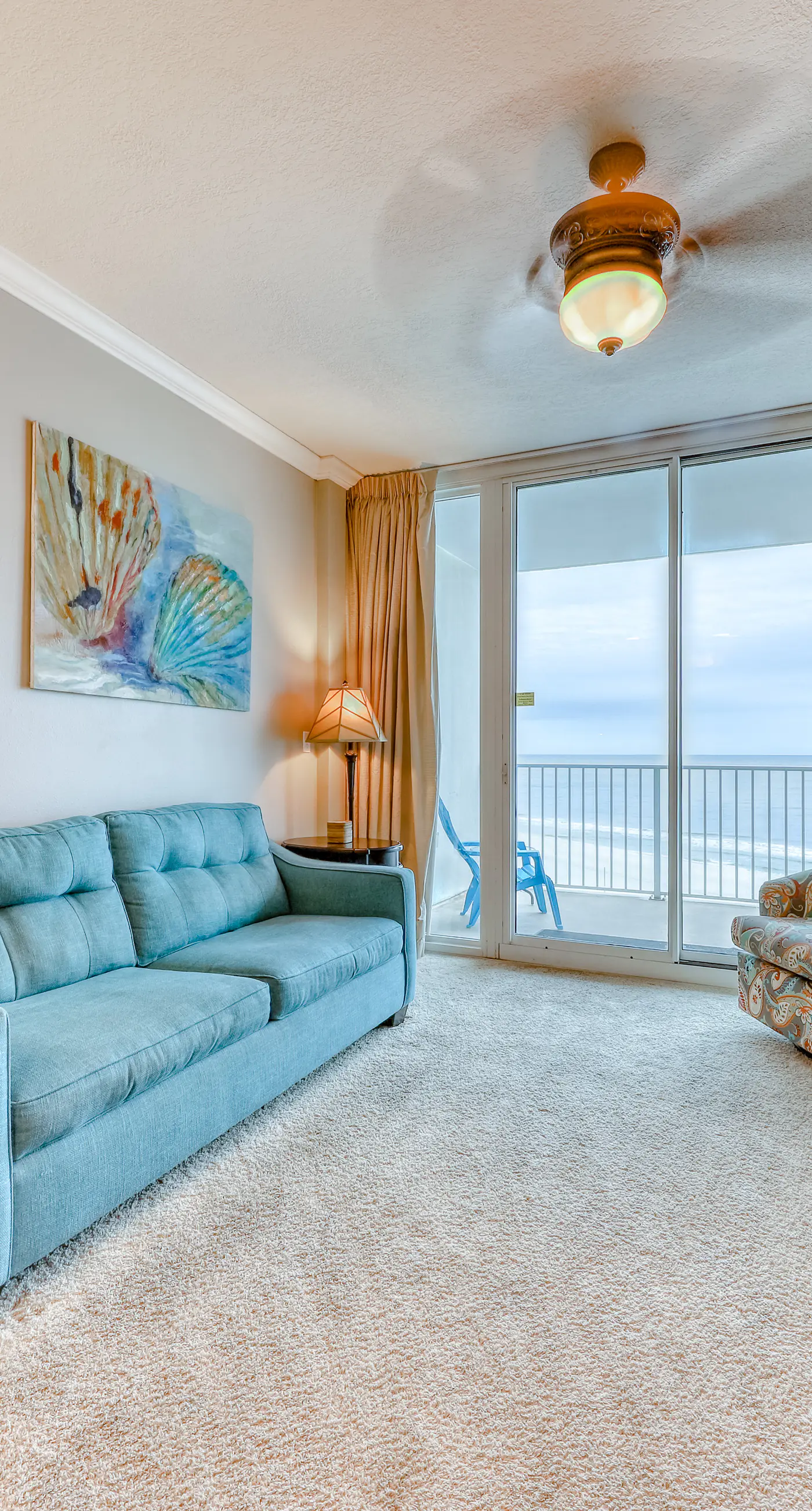 Gulf-front condo w/ private balcony & shared pools, hot tubs & gym