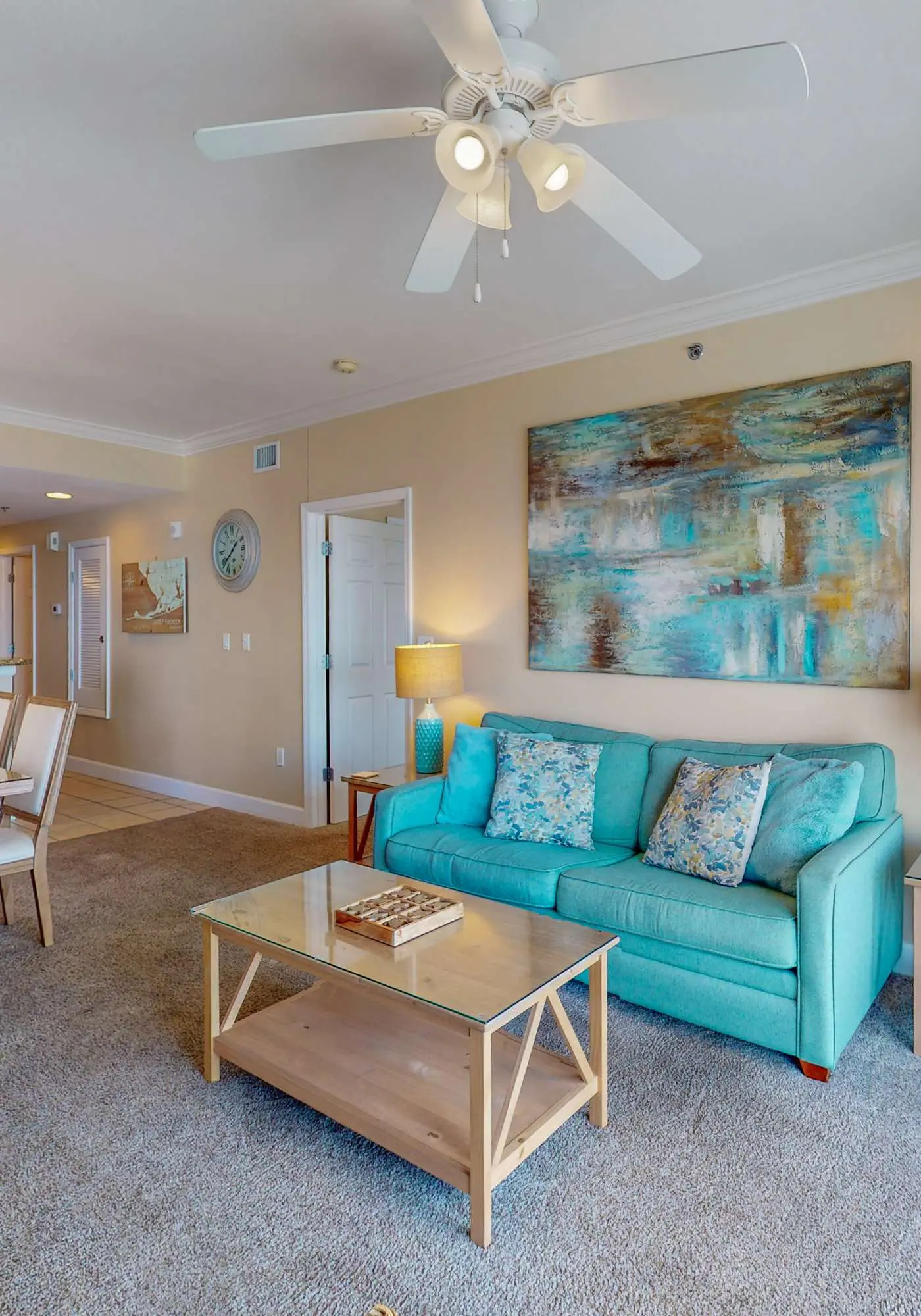 Waterfront condo w/ swim through indoor/outdoor community pools, hot tub & sauna