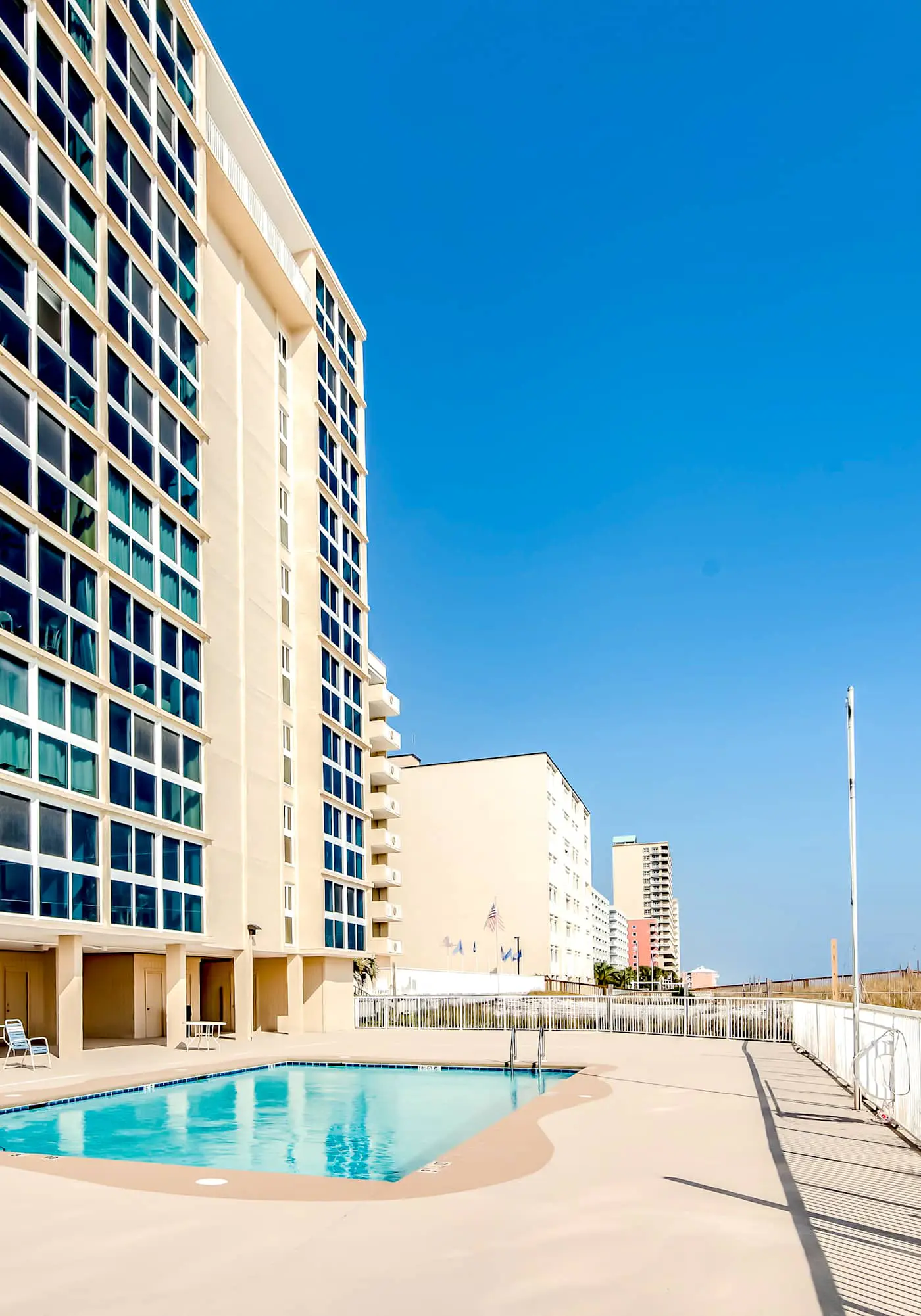Spacious beachfront condo with outdoor pool & Gulf views