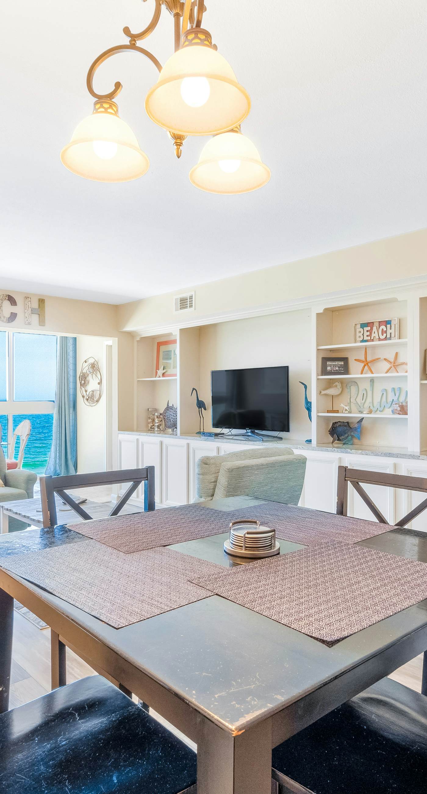 Sunny, Gulf-front beach condo with central AC & a pool