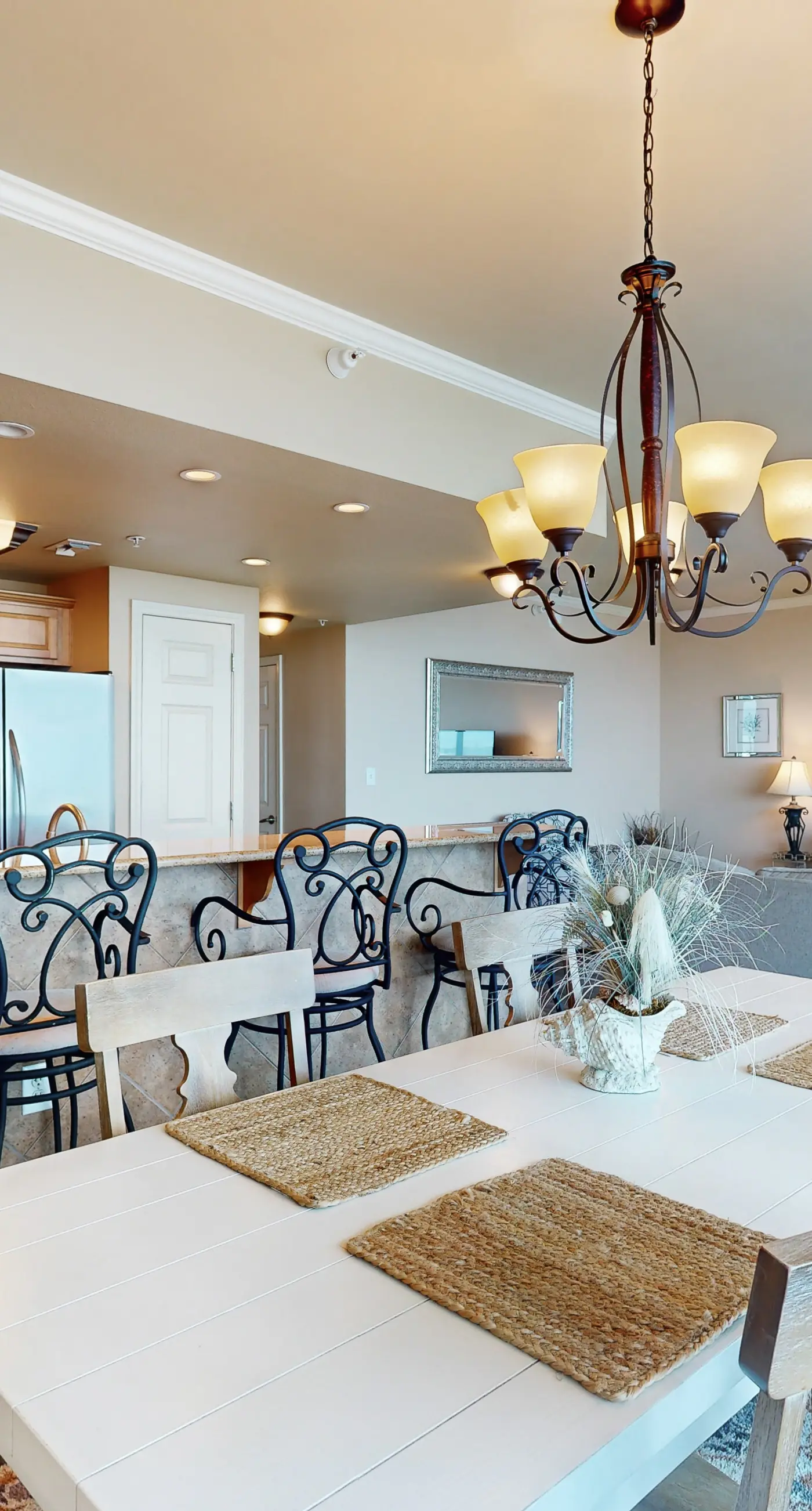 Waterfront Gem by Lagoon w/ Pool, Balcony & Gulf Views - Short Walk to Beach