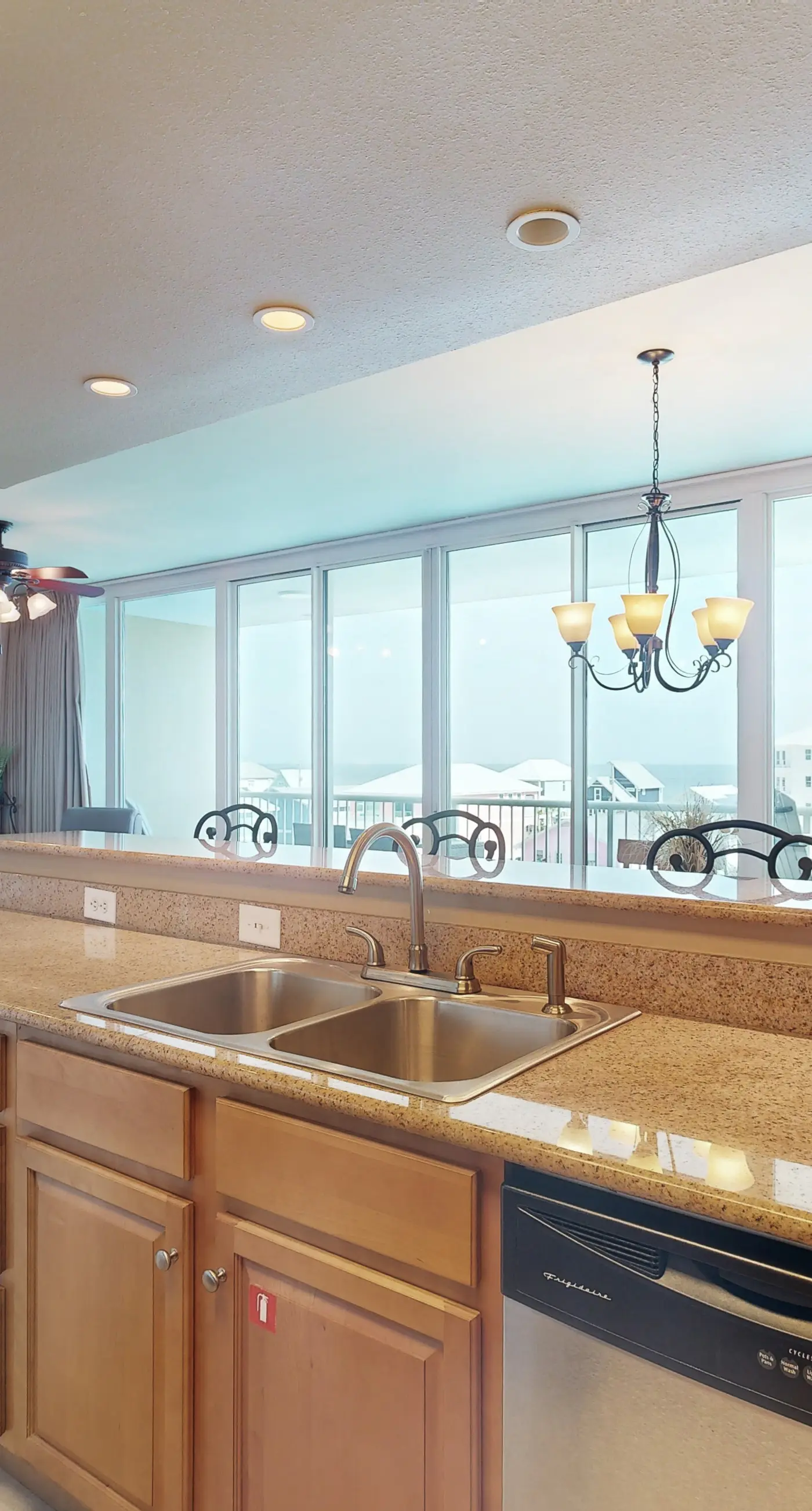 Waterfront Gem by Lagoon w/ Pool, Balcony & Gulf Views - Short Walk to Beach