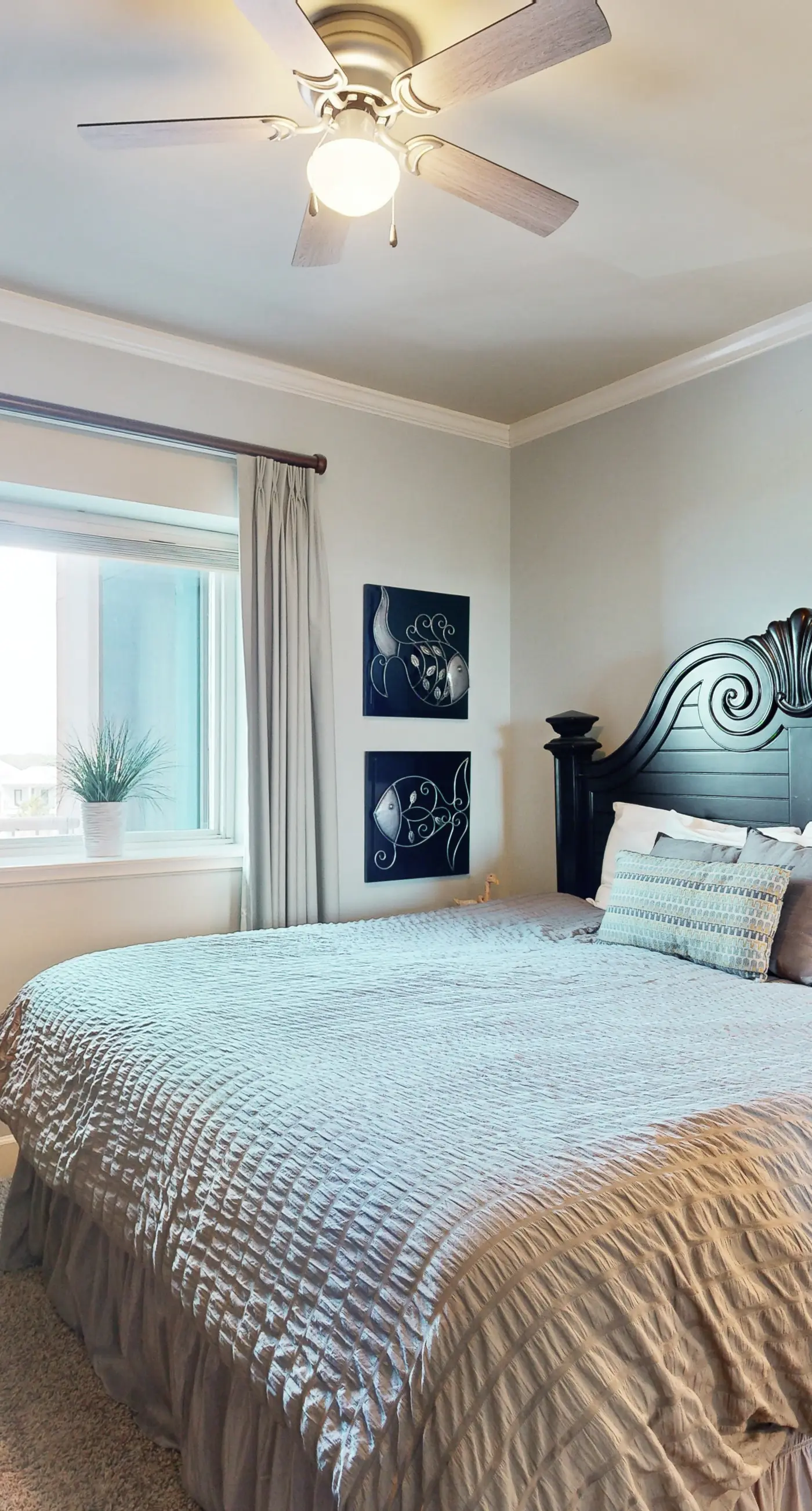 Waterfront Gem by Lagoon w/ Pool, Balcony & Gulf Views - Short Walk to Beach