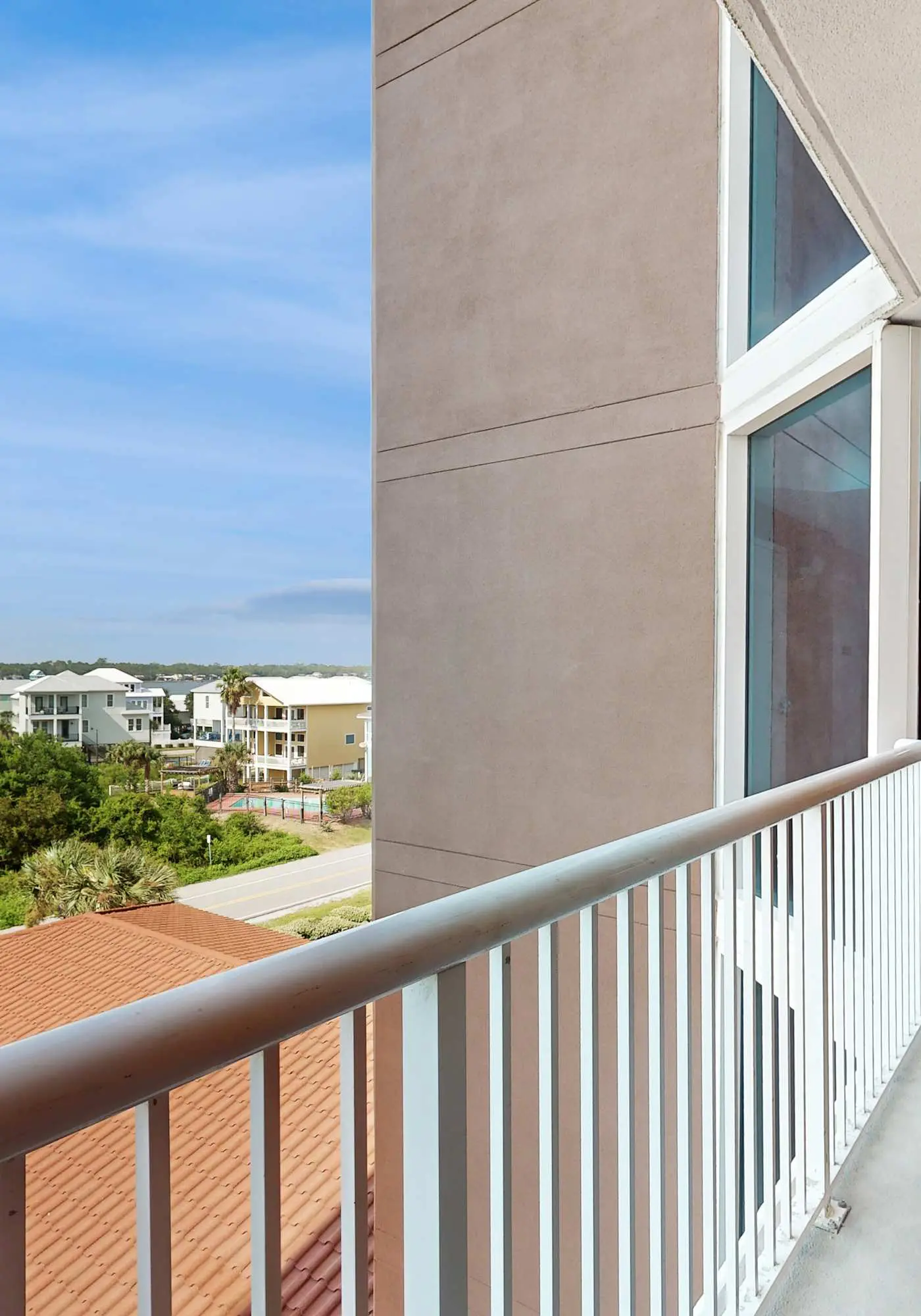 Waterfront Gem by Lagoon w/ Pool, Balcony & Gulf Views - Short Walk to Beach