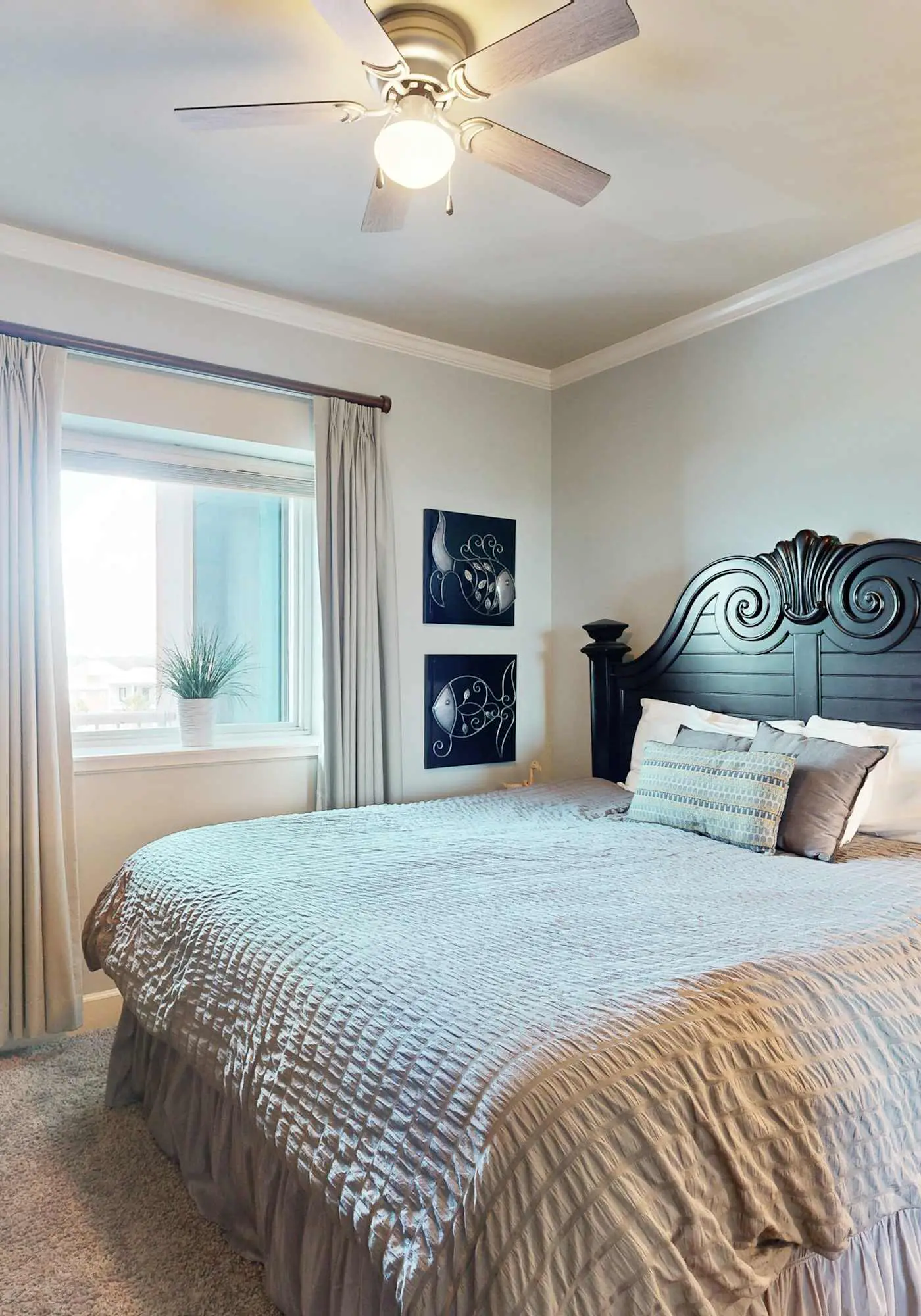 Waterfront Gem by Lagoon w/ Pool, Balcony & Gulf Views - Short Walk to Beach