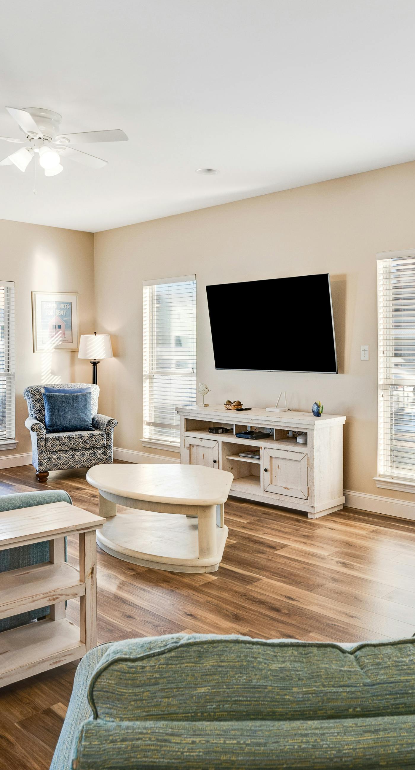 Quaint waterfront home with private decks, great views, and AC - near the beach