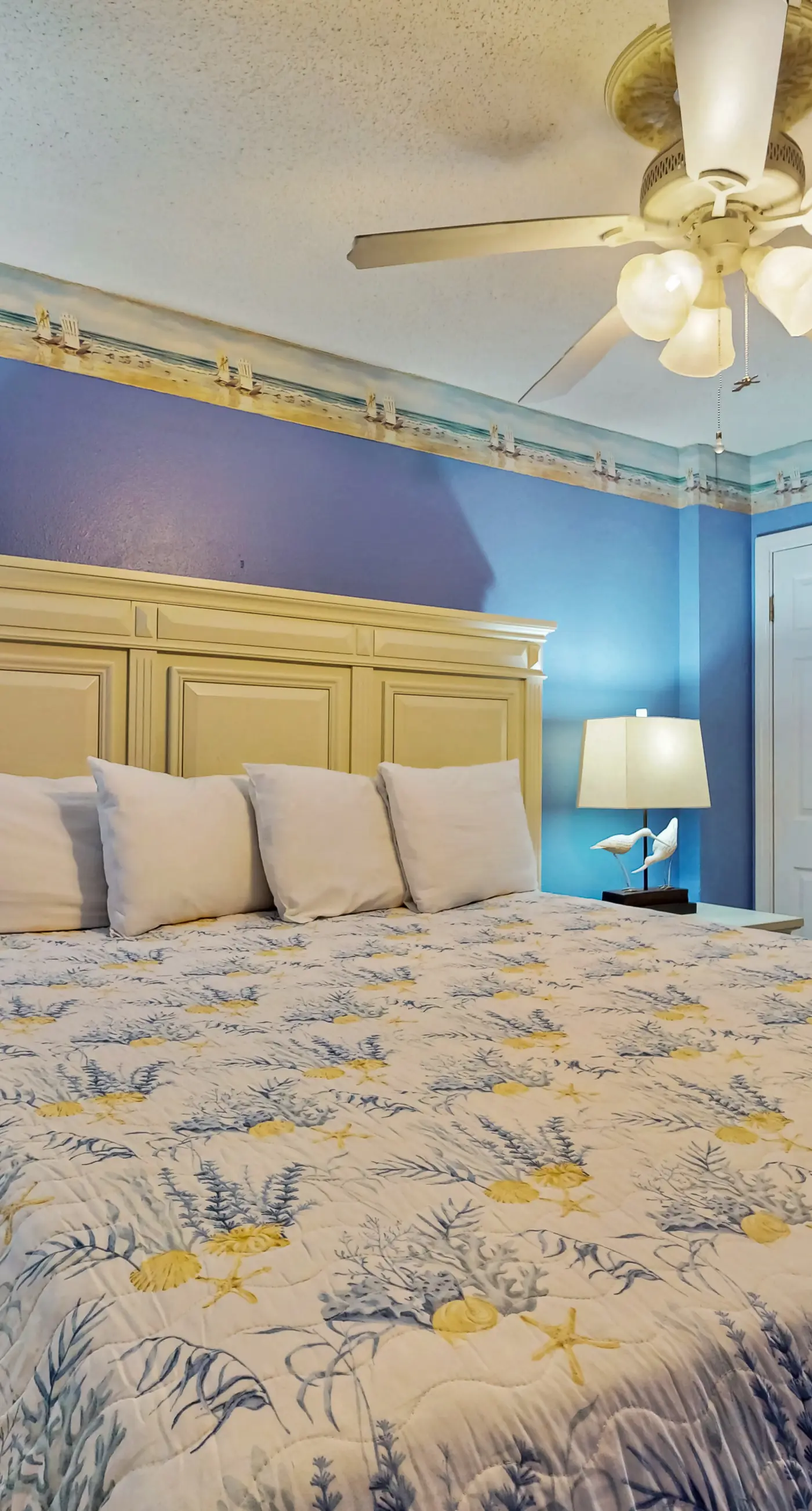 Gulf-front 3rd-floor condo with outdoor pool, central AC, & balcony