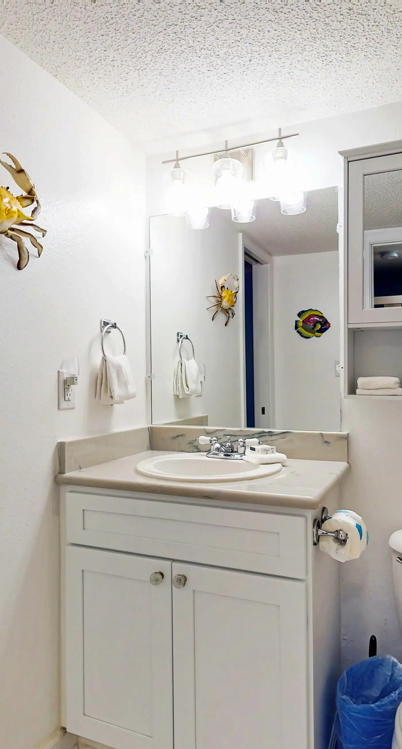 Gulf-front 3rd-floor condo with outdoor pool, central AC, & balcony