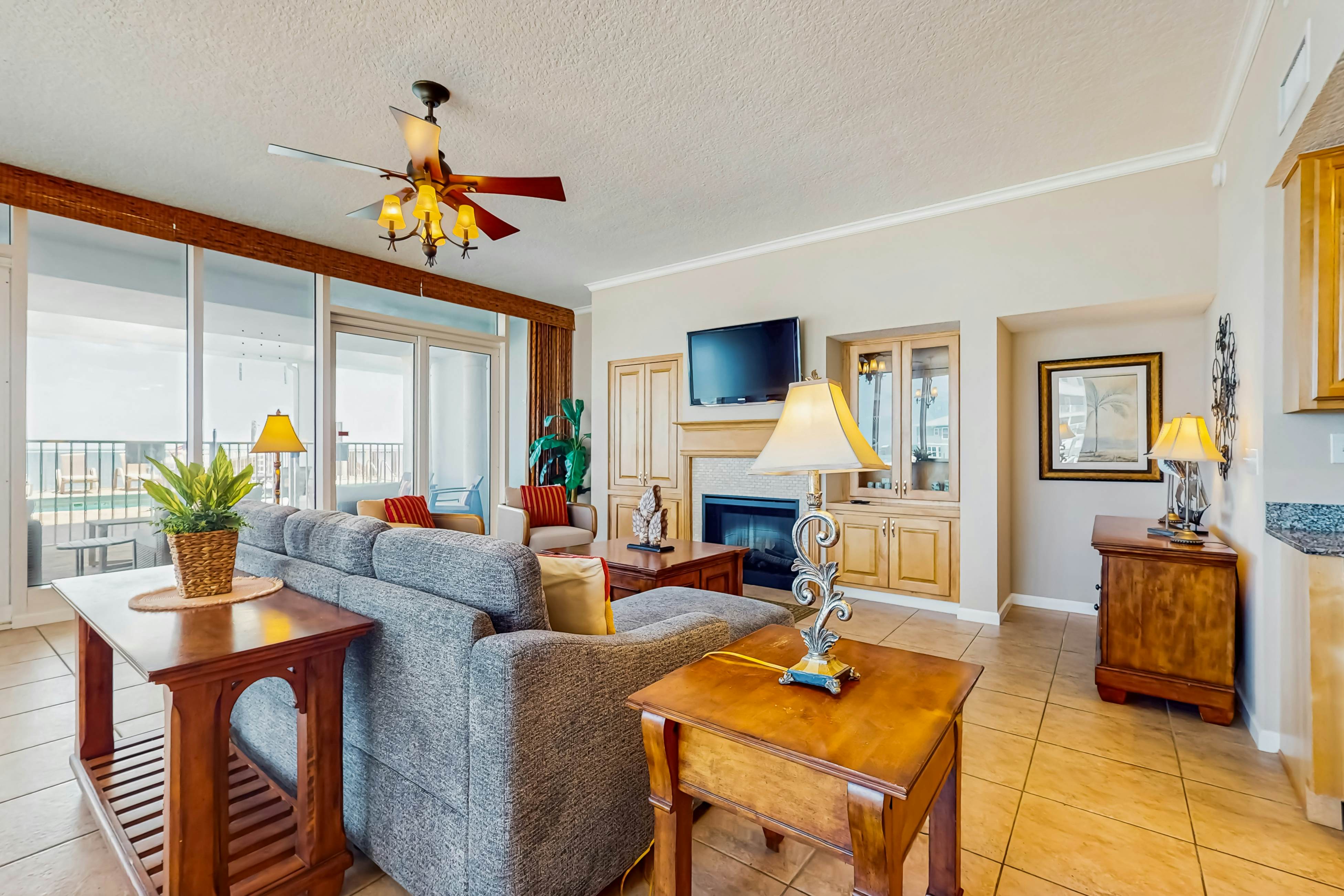 Gulf-Front Condo with Shared Outdoor Pool, Private Balcony, Great Views, Central AC