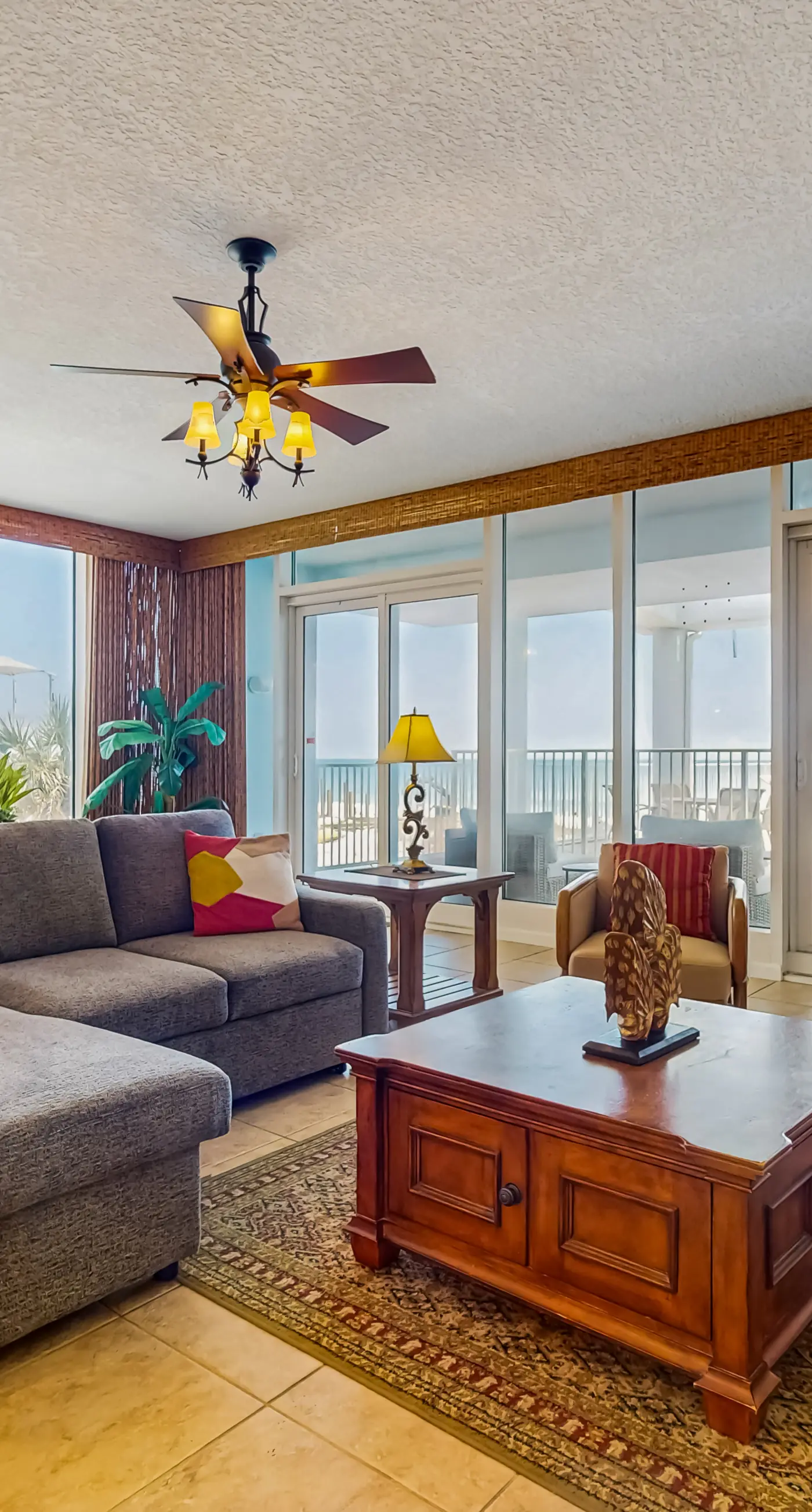 Gulf-Front Condo with Shared Outdoor Pool, Private Balcony, Great Views, Central AC