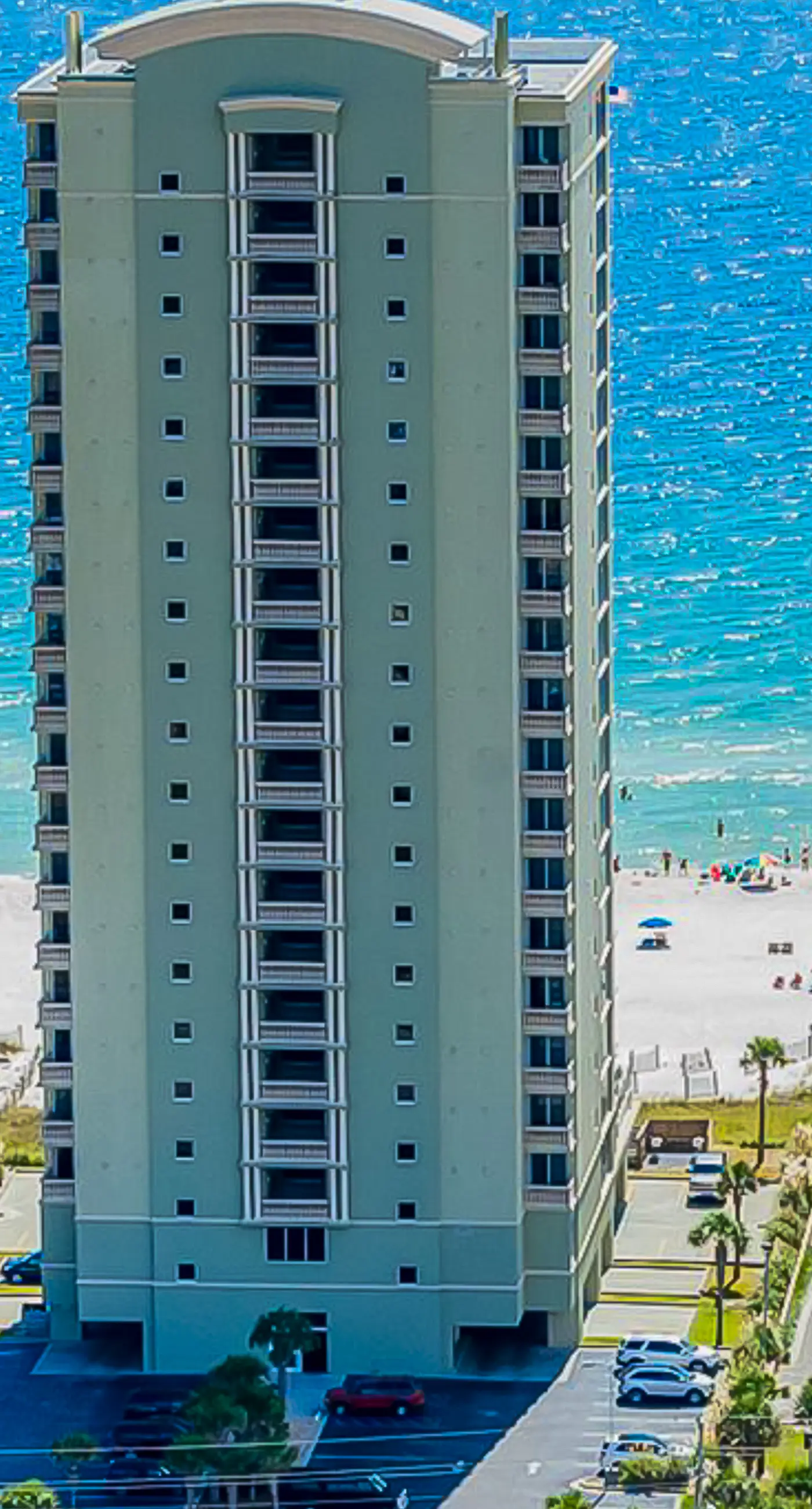 Gulf-Front Condo with Shared Outdoor Pool, Private Balcony, Great Views, Central AC