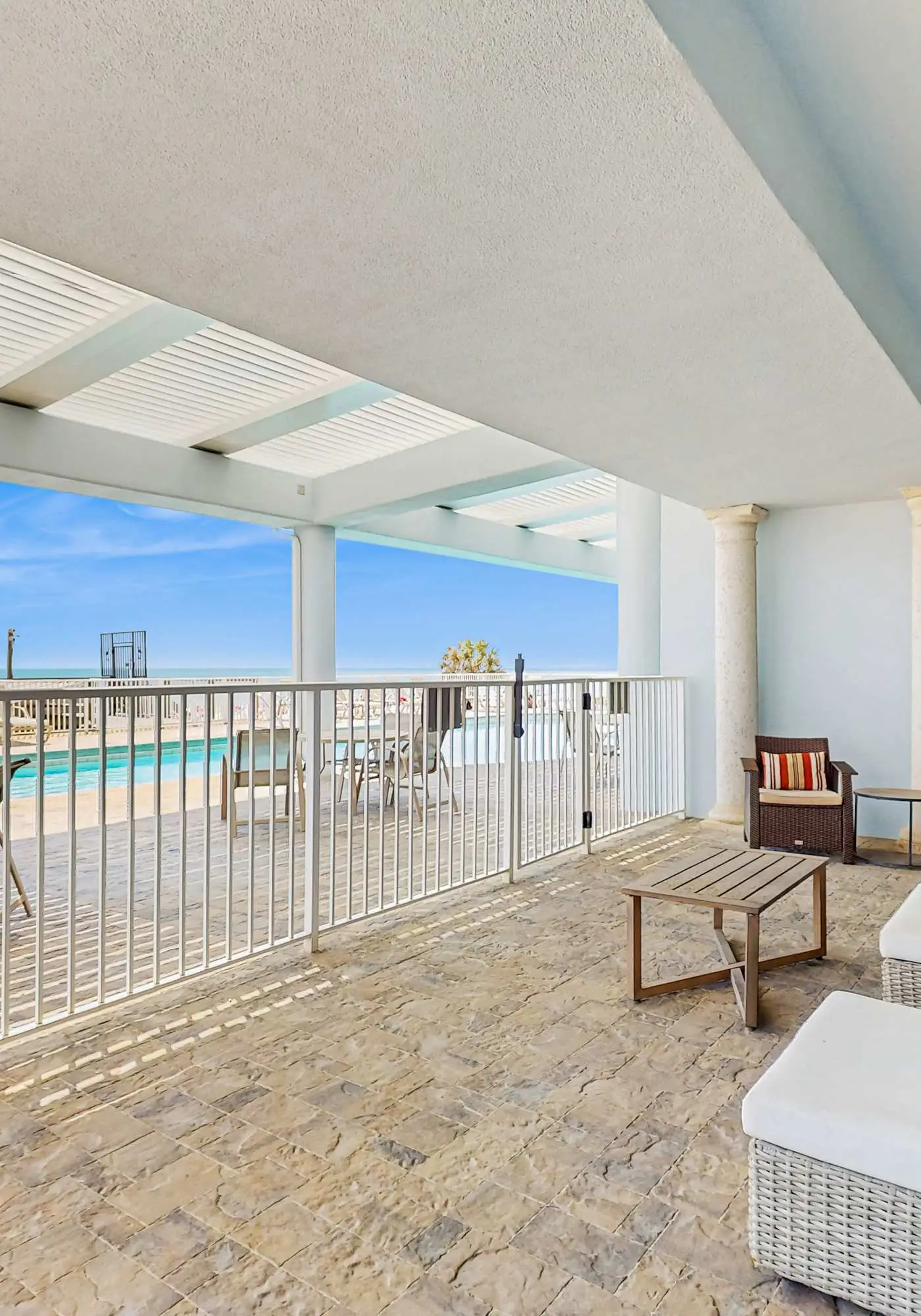 Gulf-Front Condo with Shared Outdoor Pool, Private Balcony, Great Views, Central AC