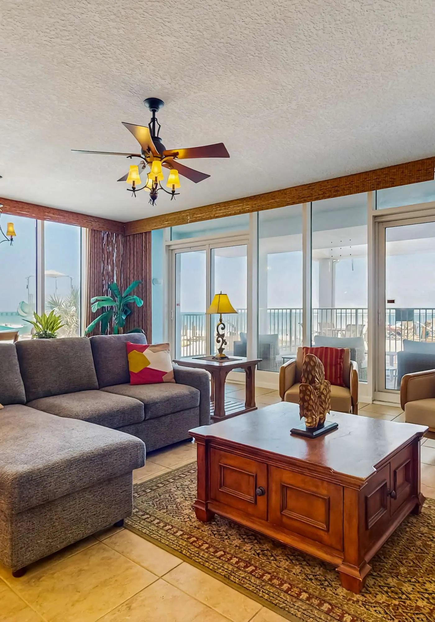 Gulf-Front Condo with Shared Outdoor Pool, Private Balcony, Great Views, Central AC