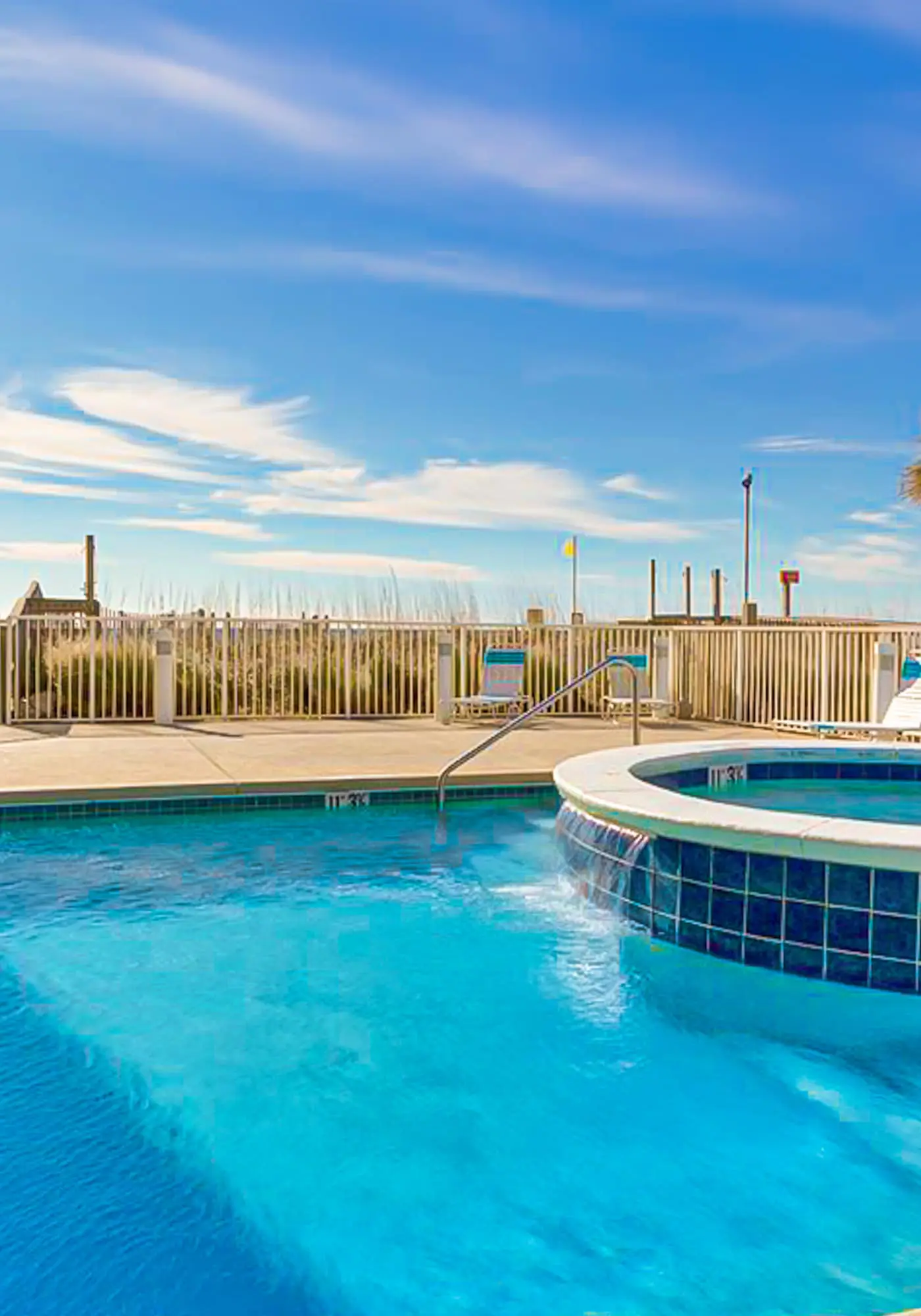 Corner Gulf/beachfront condo with pool, hot tub, sauna, & private balcony