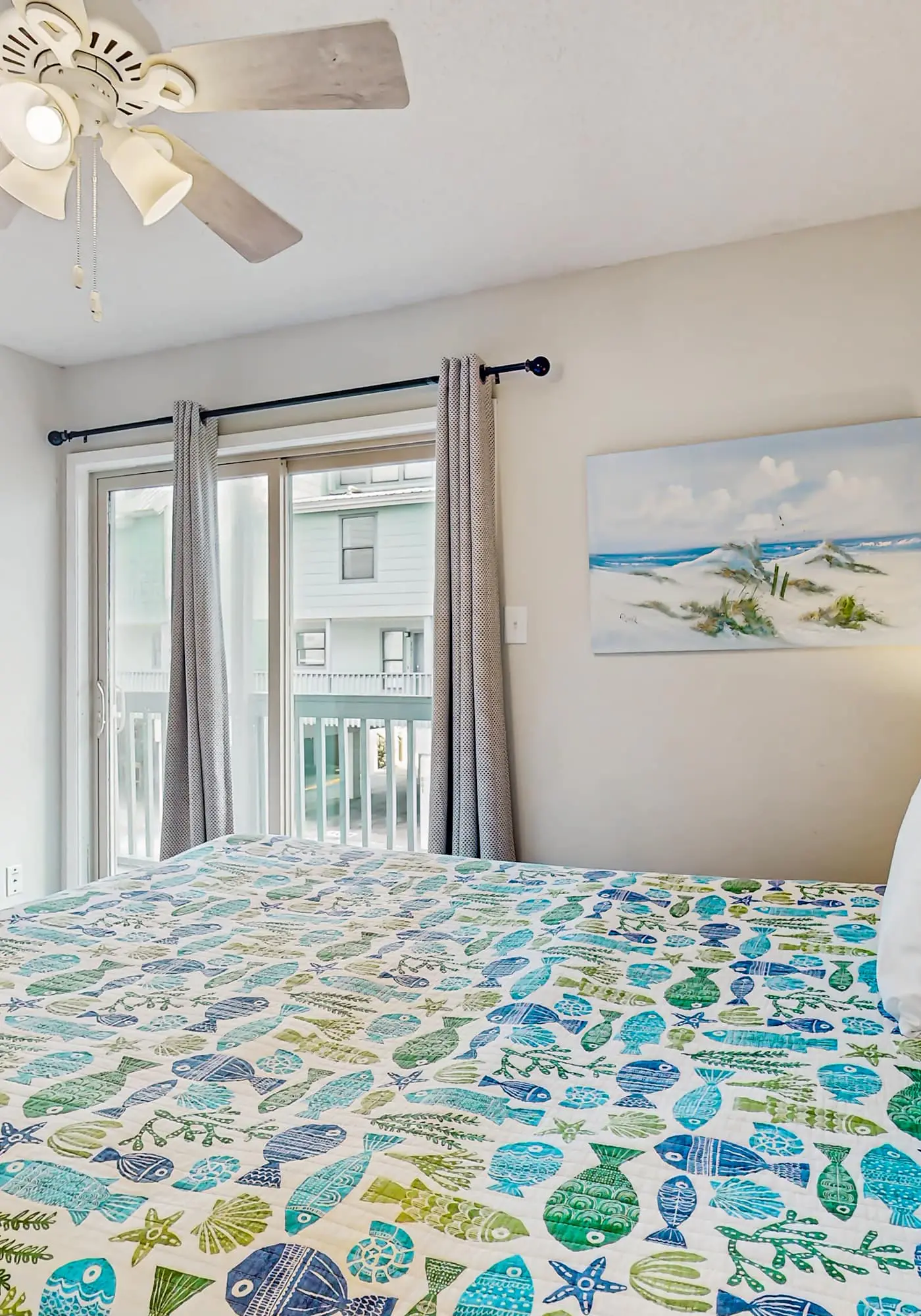 Second Floor Condo with Shared Pool, Fast WiFi, Central AC, and Full Kitchen