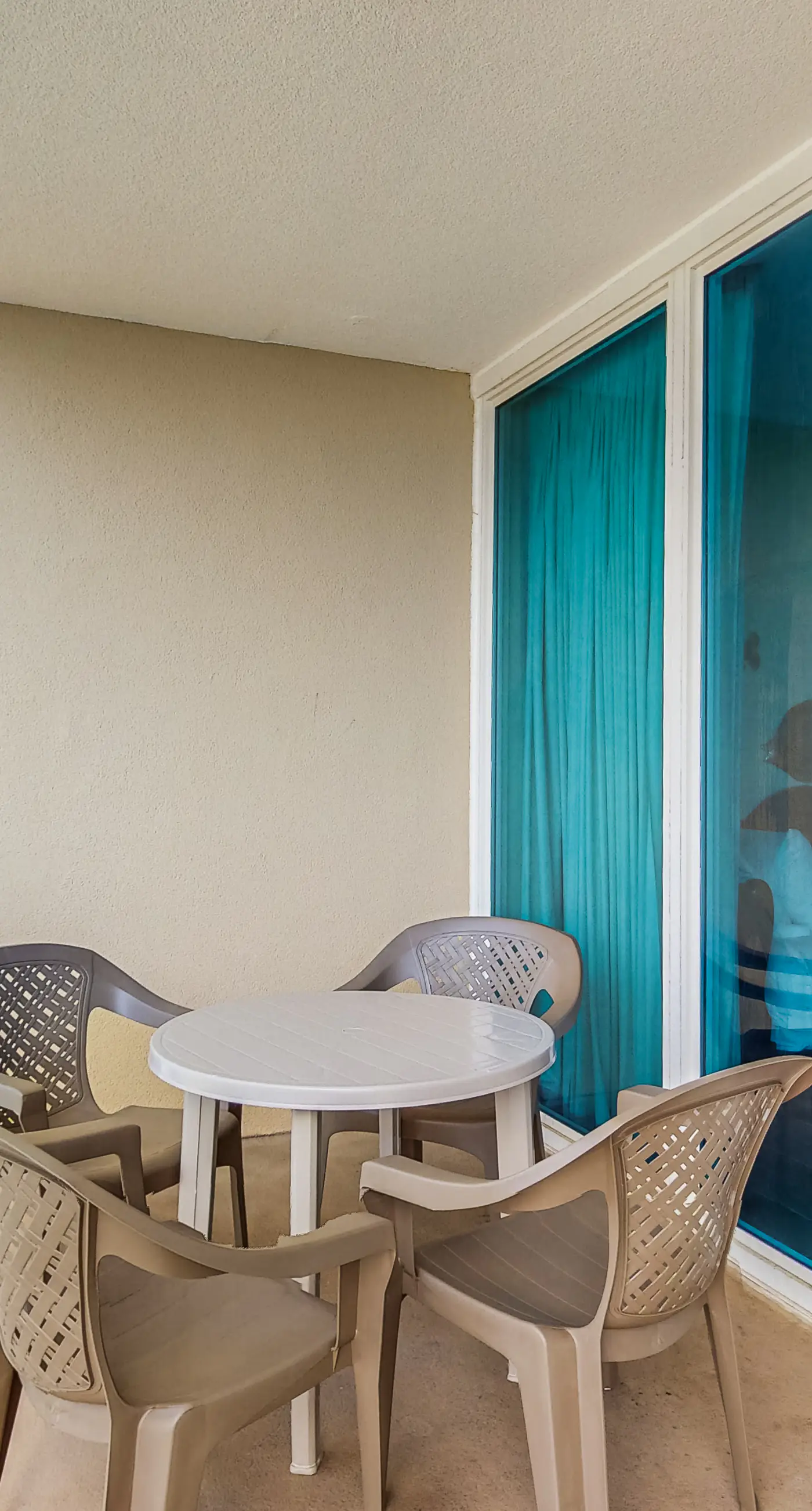 Gulf-view getaway with on-site pool, hot tub, sauna, and fitness center