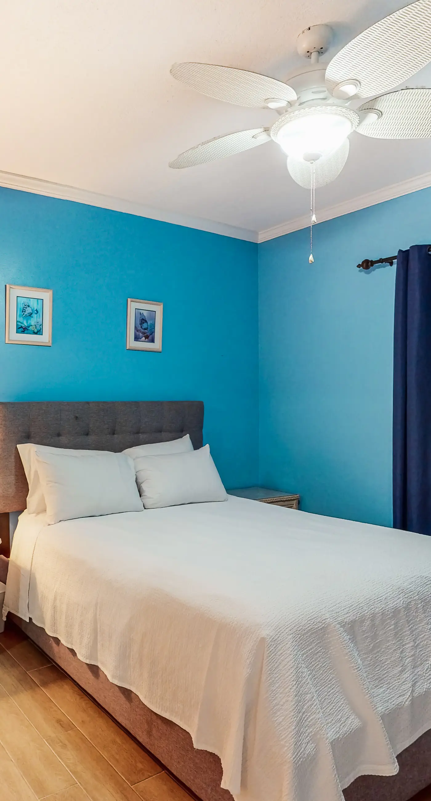 Gulf-view getaway with on-site pool, hot tub, sauna, and fitness center