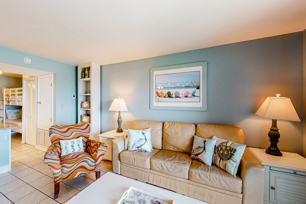 Gulf-view condo with 4 pools, hot tubs, beach access, central AC, & washer/dryer