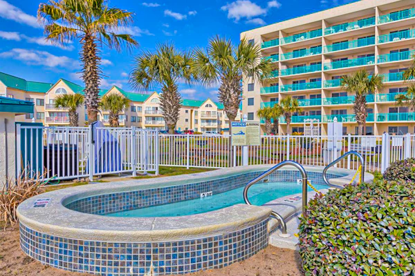 Gulf-view condo with 4 pools, hot tubs, beach access, central AC, & washer/dryer