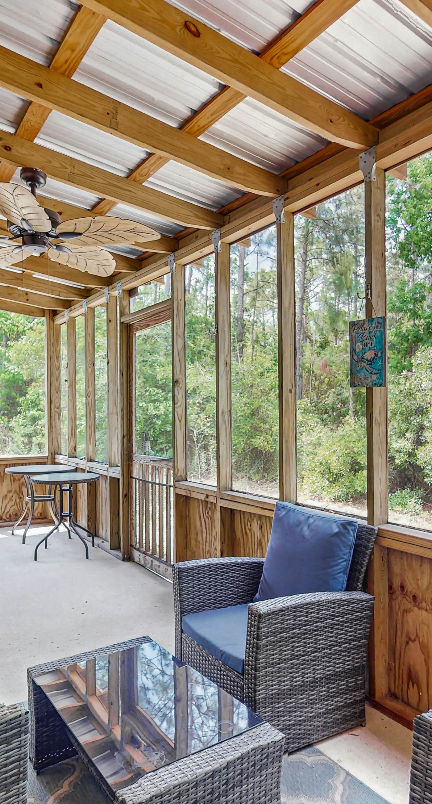 Spacious condo with pool & screened porch