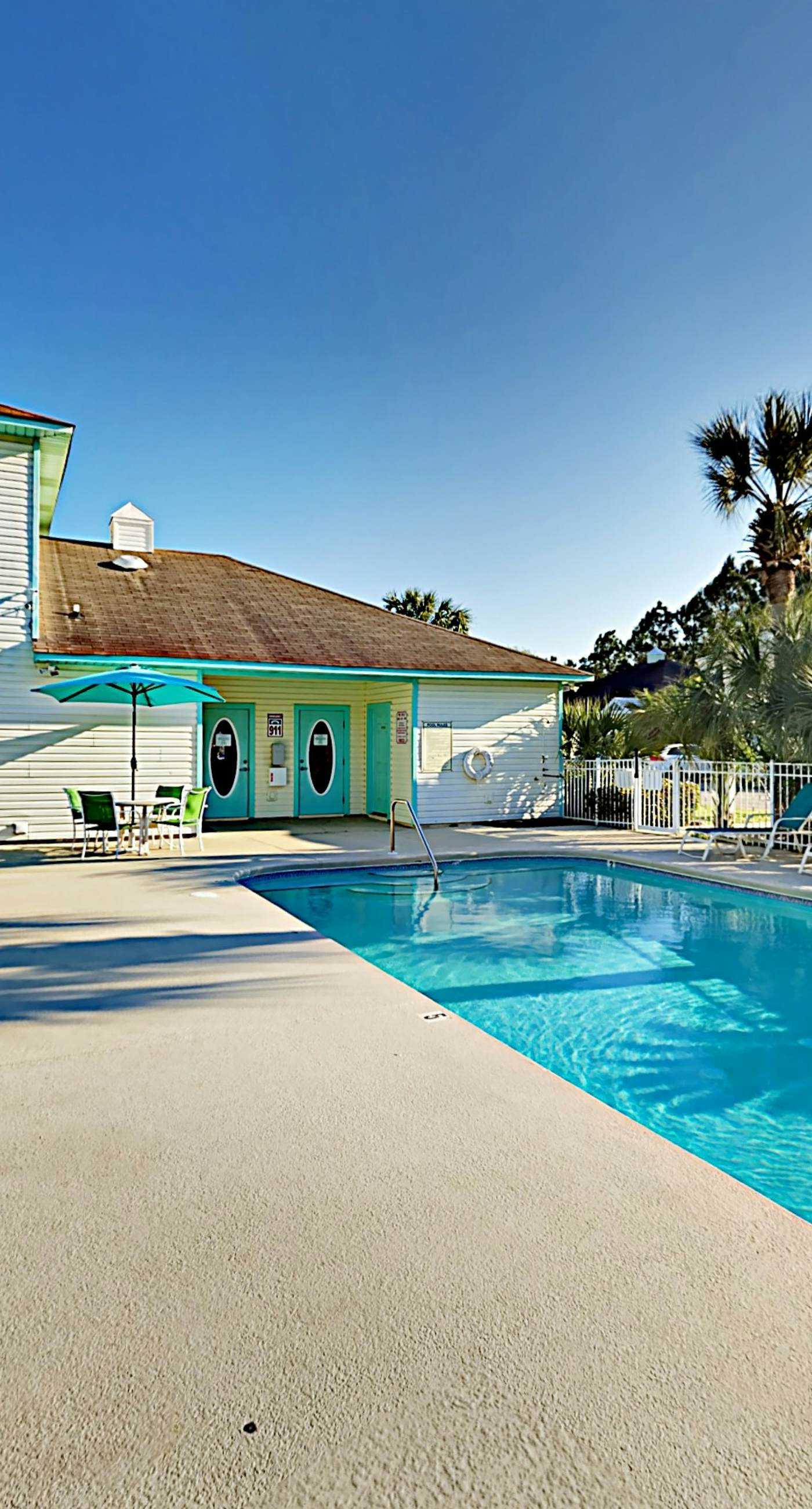 Spacious condo with pool & screened porch