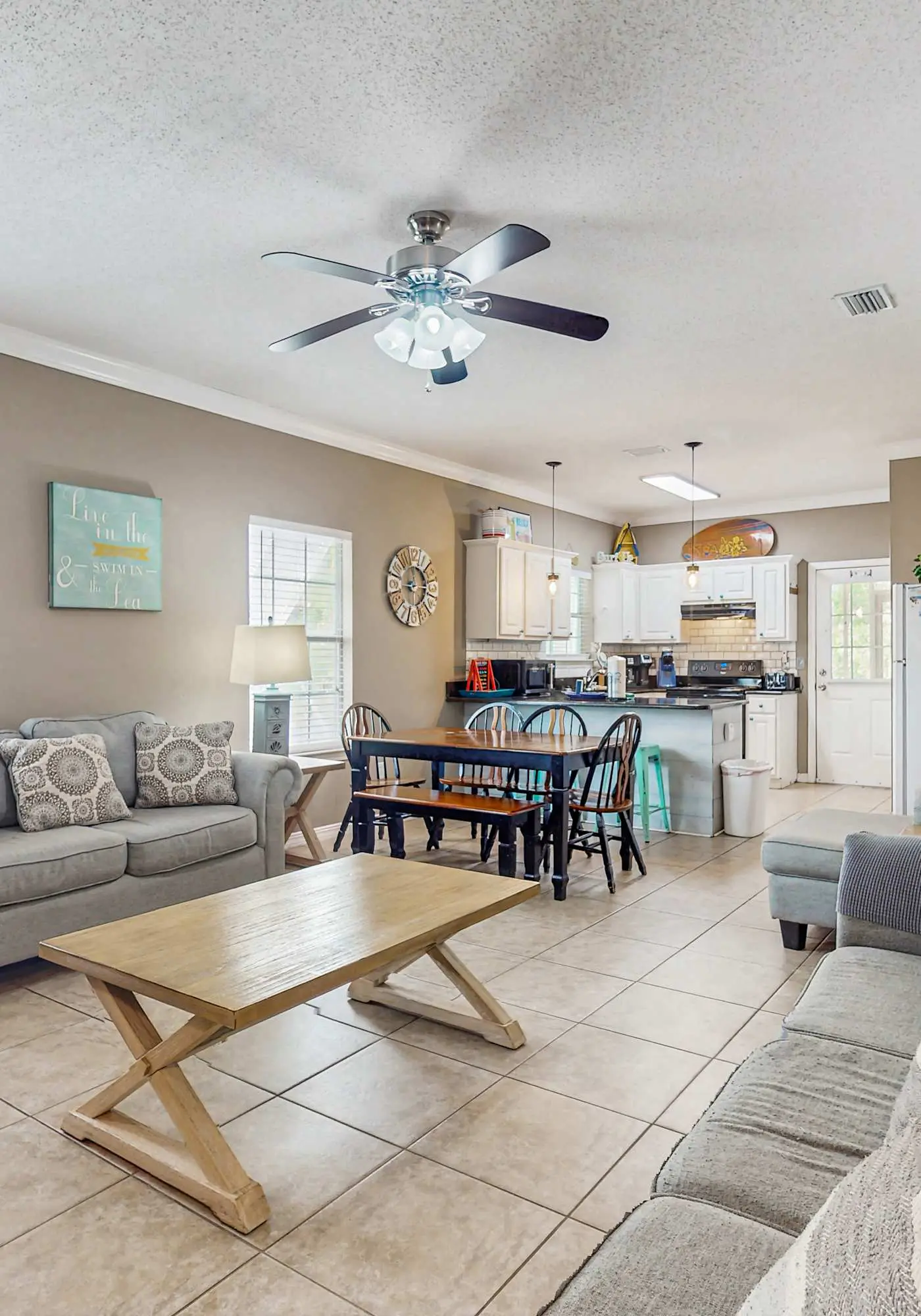 Spacious condo with pool & screened porch