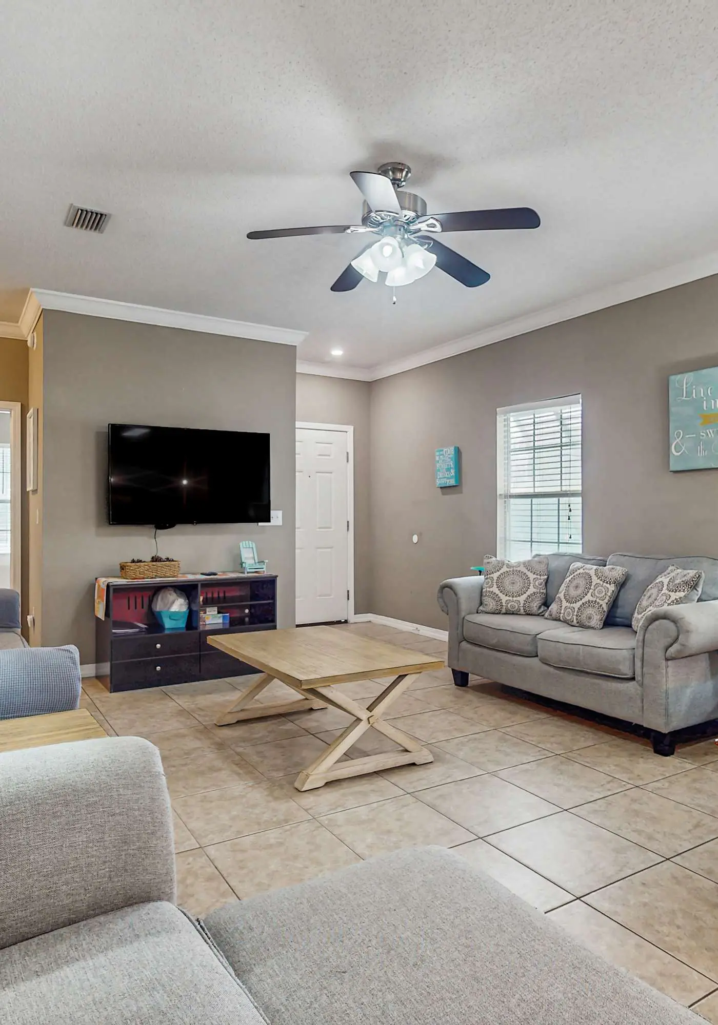 Spacious condo with pool & screened porch