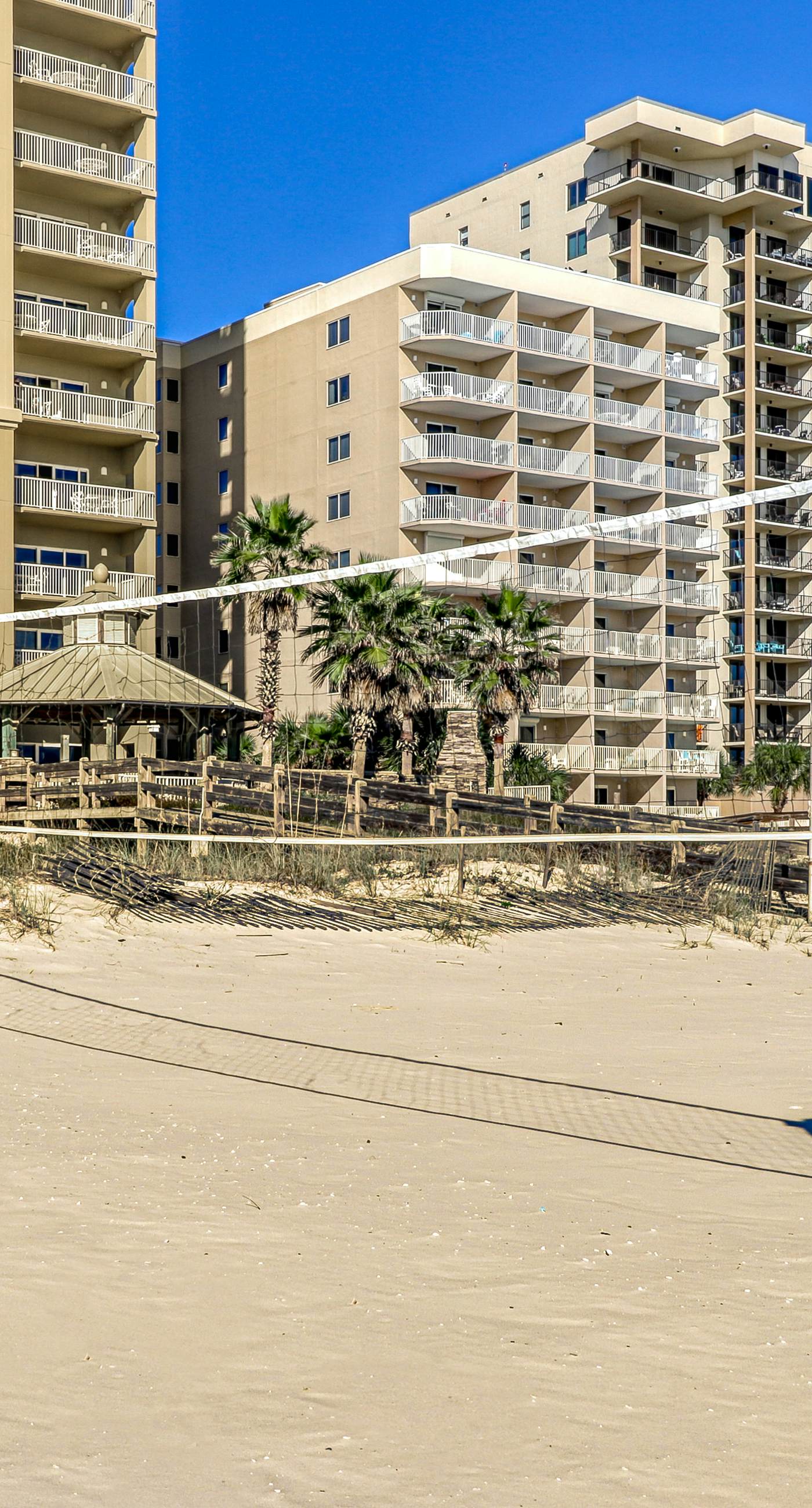 Gulf-front condo with balcony, pool, hot tub, sauna, A/C, & views